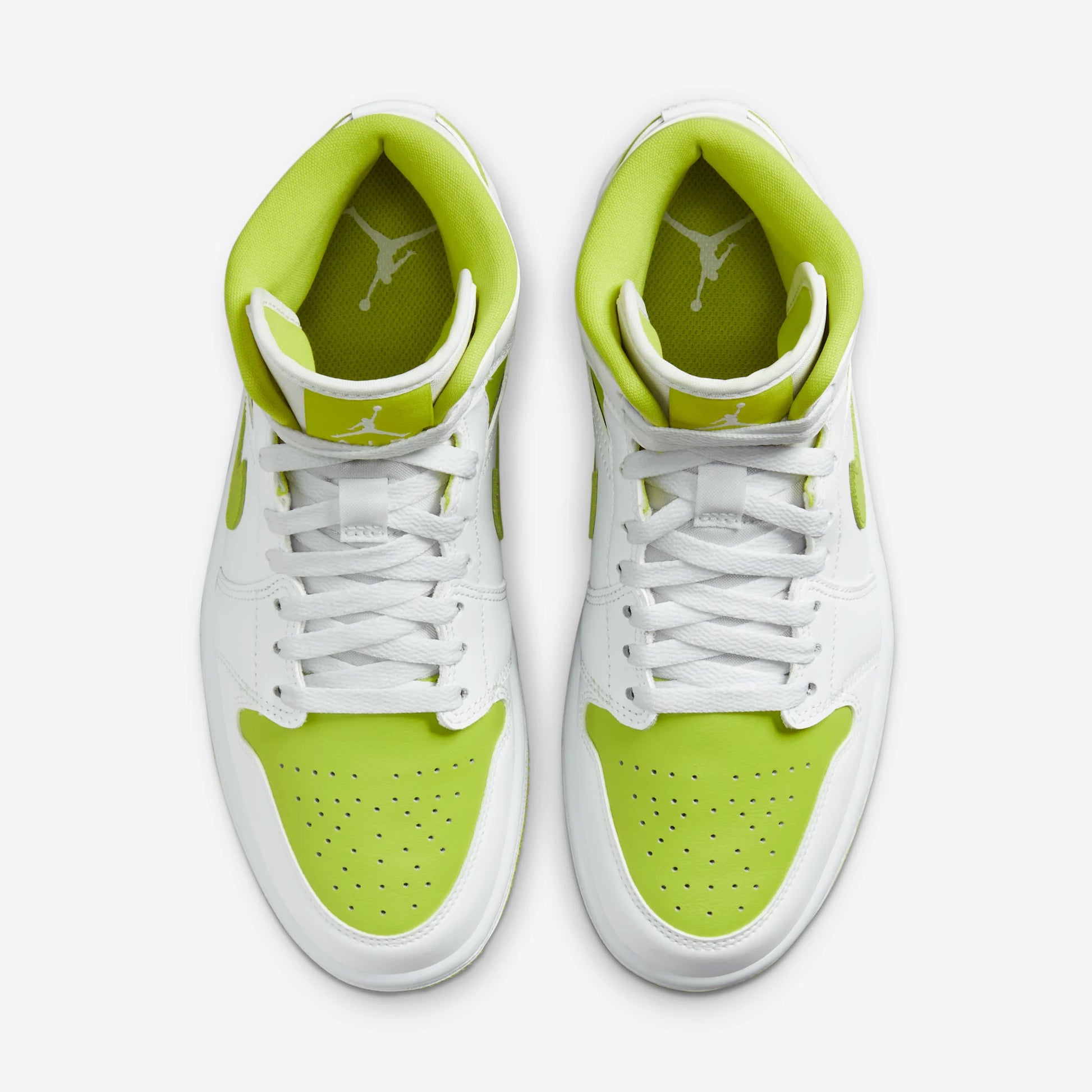Jordan 1 Mid White Lime (Women's)