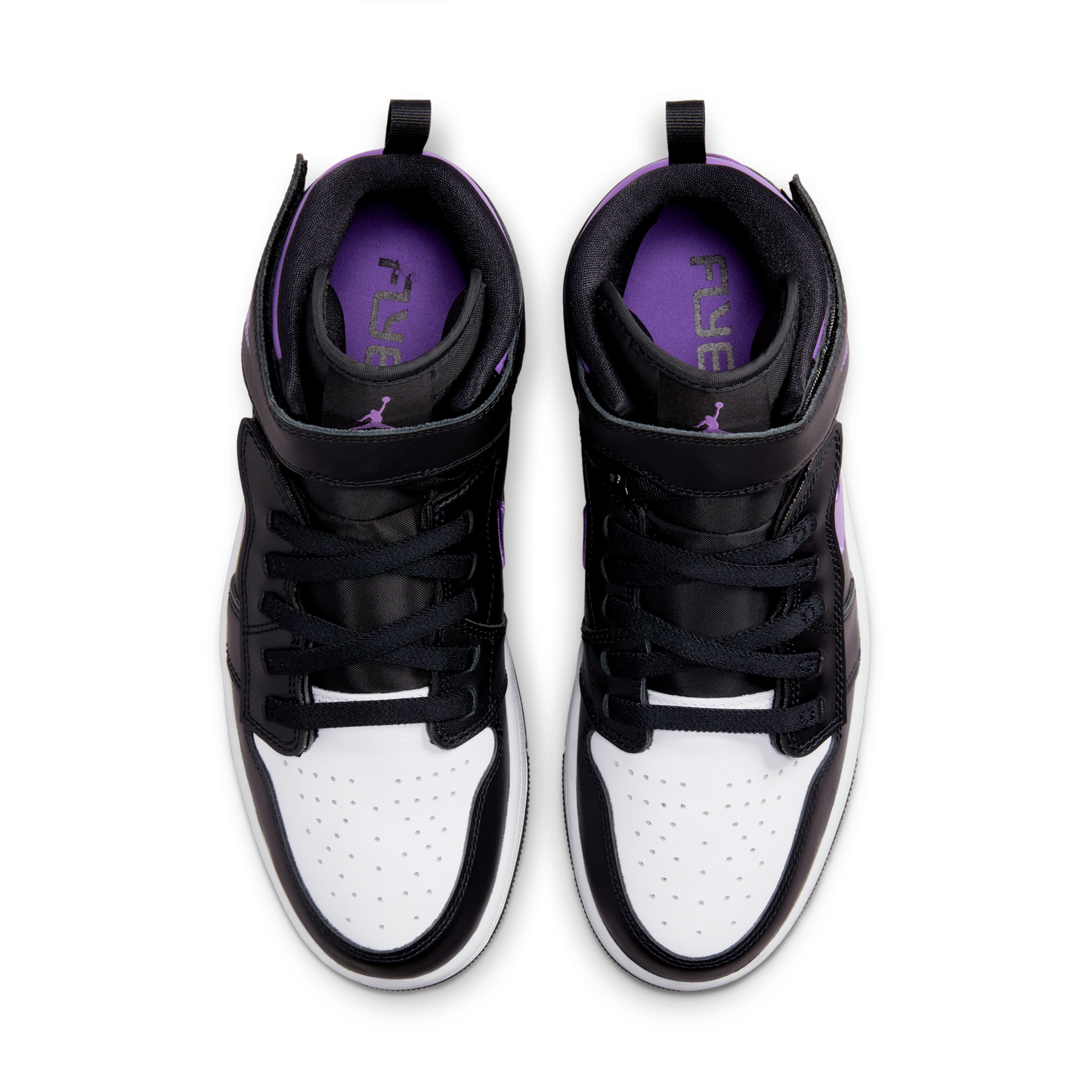 Jordan 1 High FlyEase Black Bright Violet
