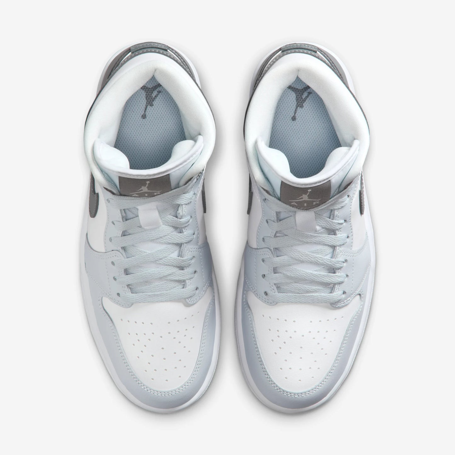Jordan 1 Mid White Smoke Grey (Women's)