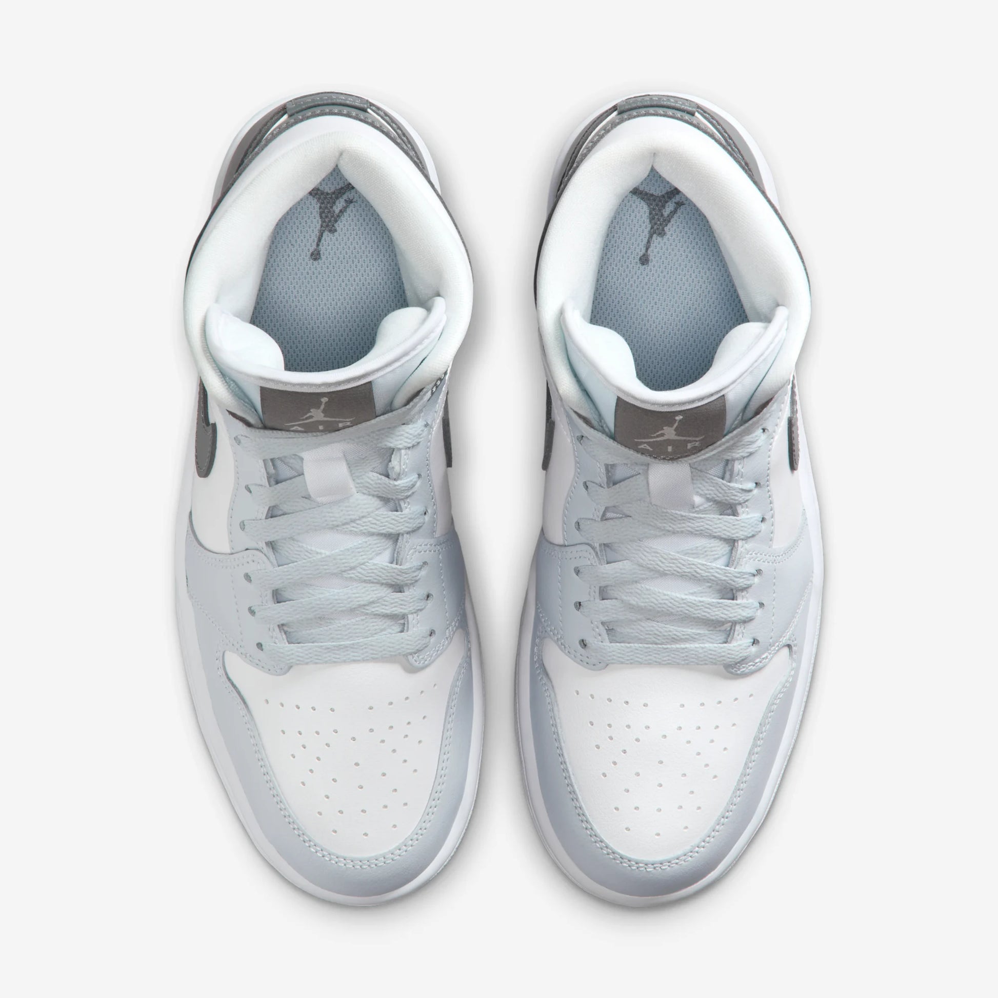 Jordan 1 Mid White Smoke Grey (Women's)