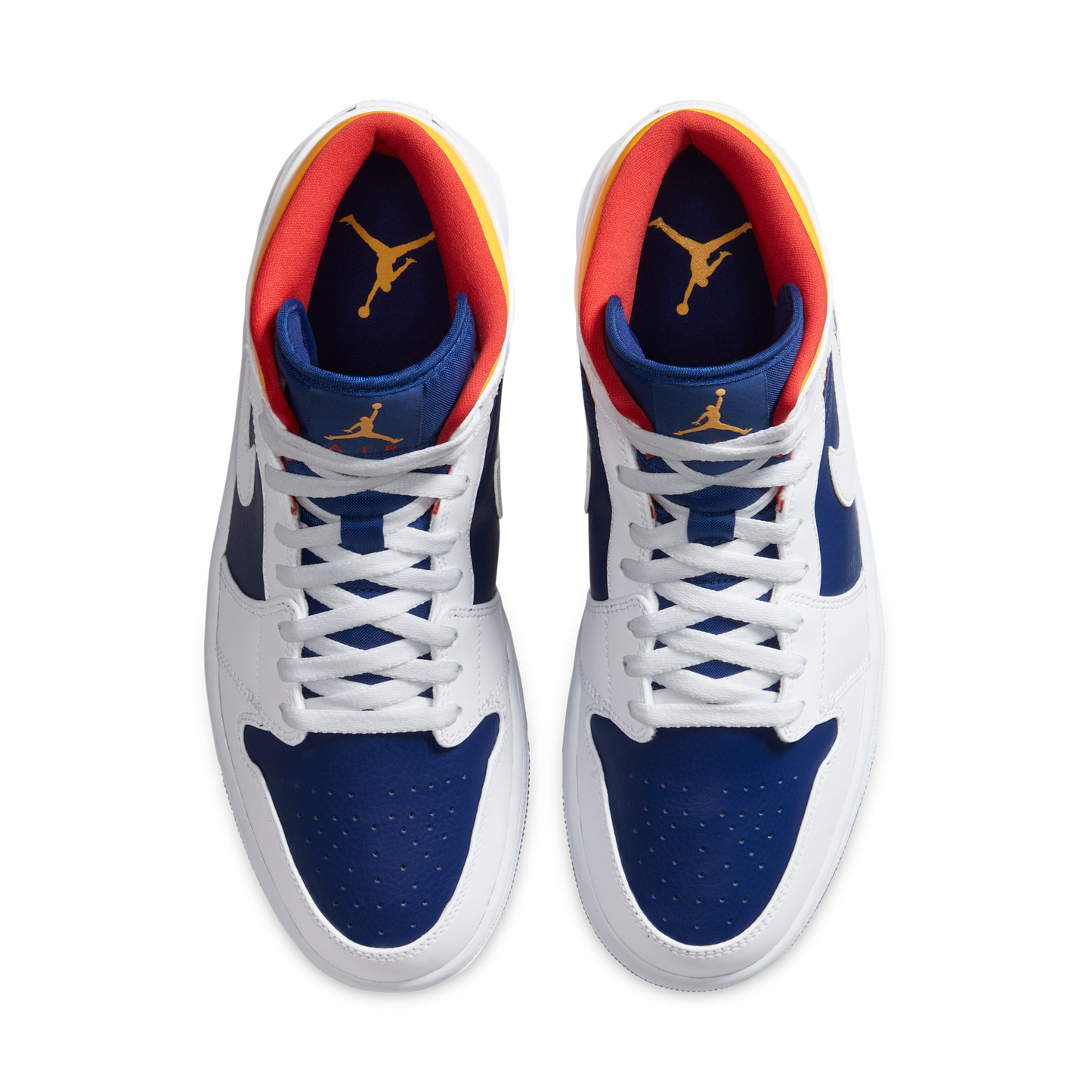 Jordan 1 Mid Royal Blue Laser Orange