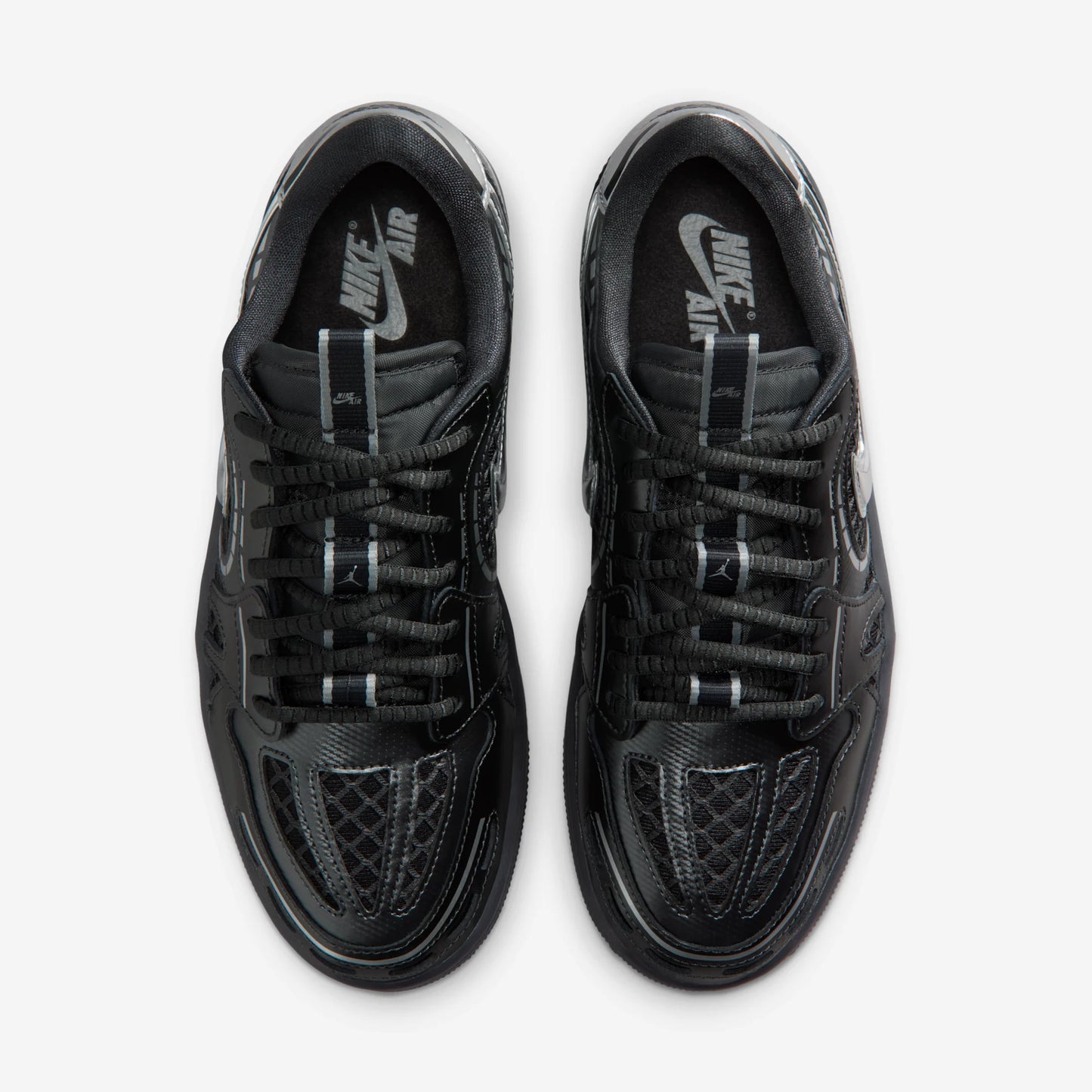 Jordan 1 Low Method of Make V3 Black Metallic Silver (Women's)