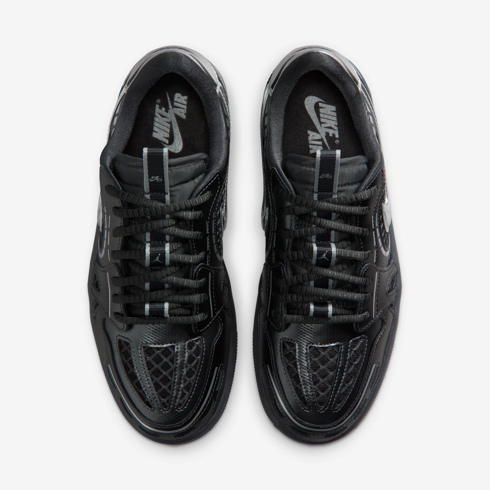 Jordan 1 Low Method of Make V3 Black Metallic Silver (Women's)