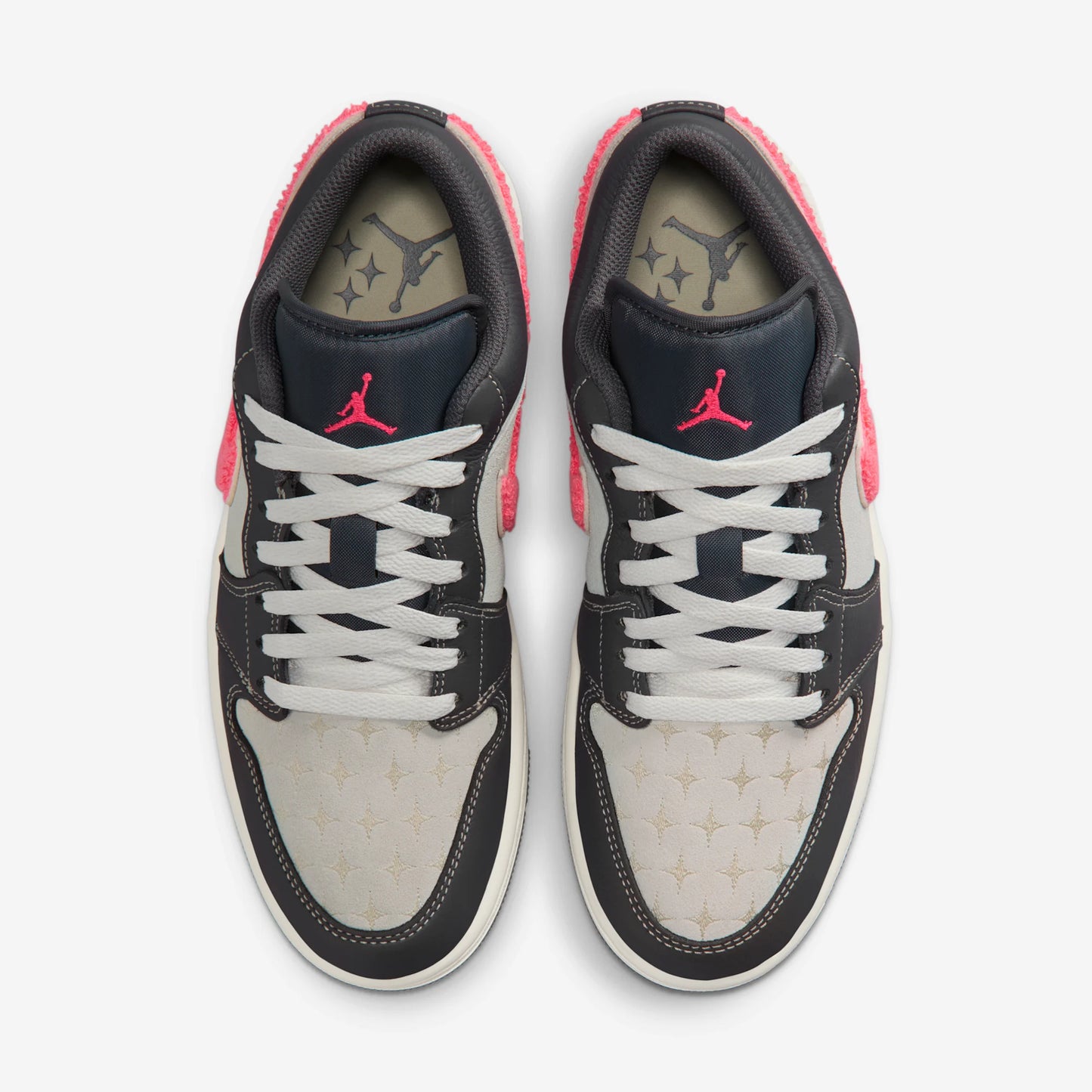 Jordan 1 Low Light Graphite Hot Punch (Women's)