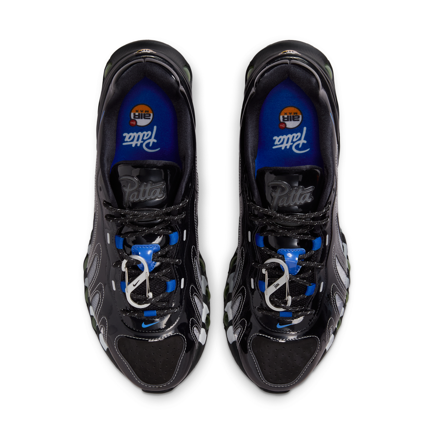 Nike Air Max Dn8 Patta Black Metallic Silver