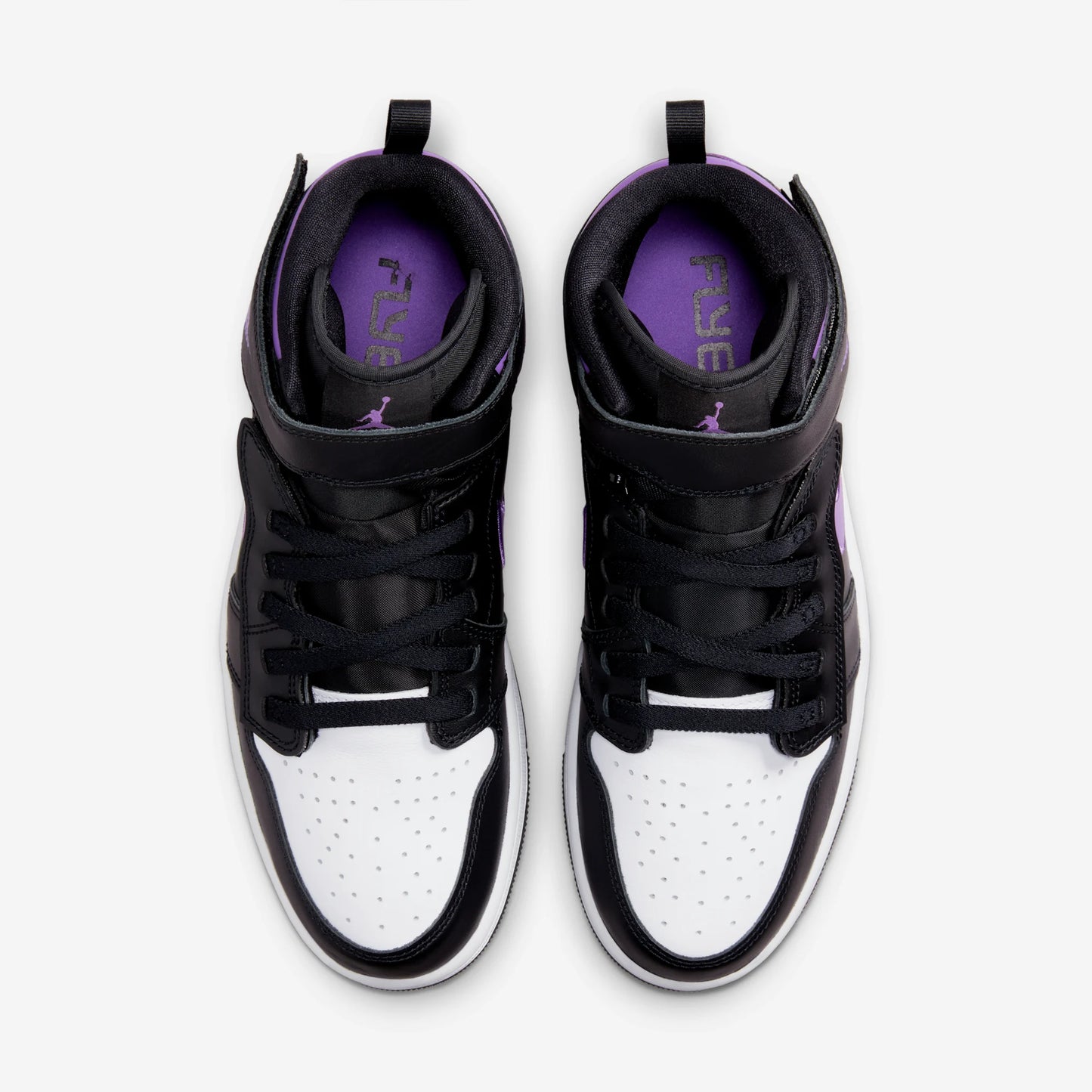 Jordan 1 High FlyEase Black Bright Violet