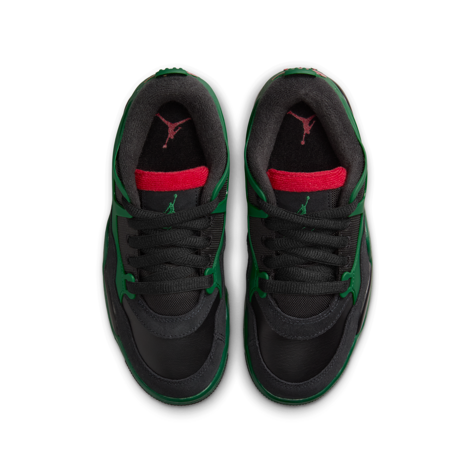 Jordan 4 RM Black Gorge Green Varsity Red (GS)