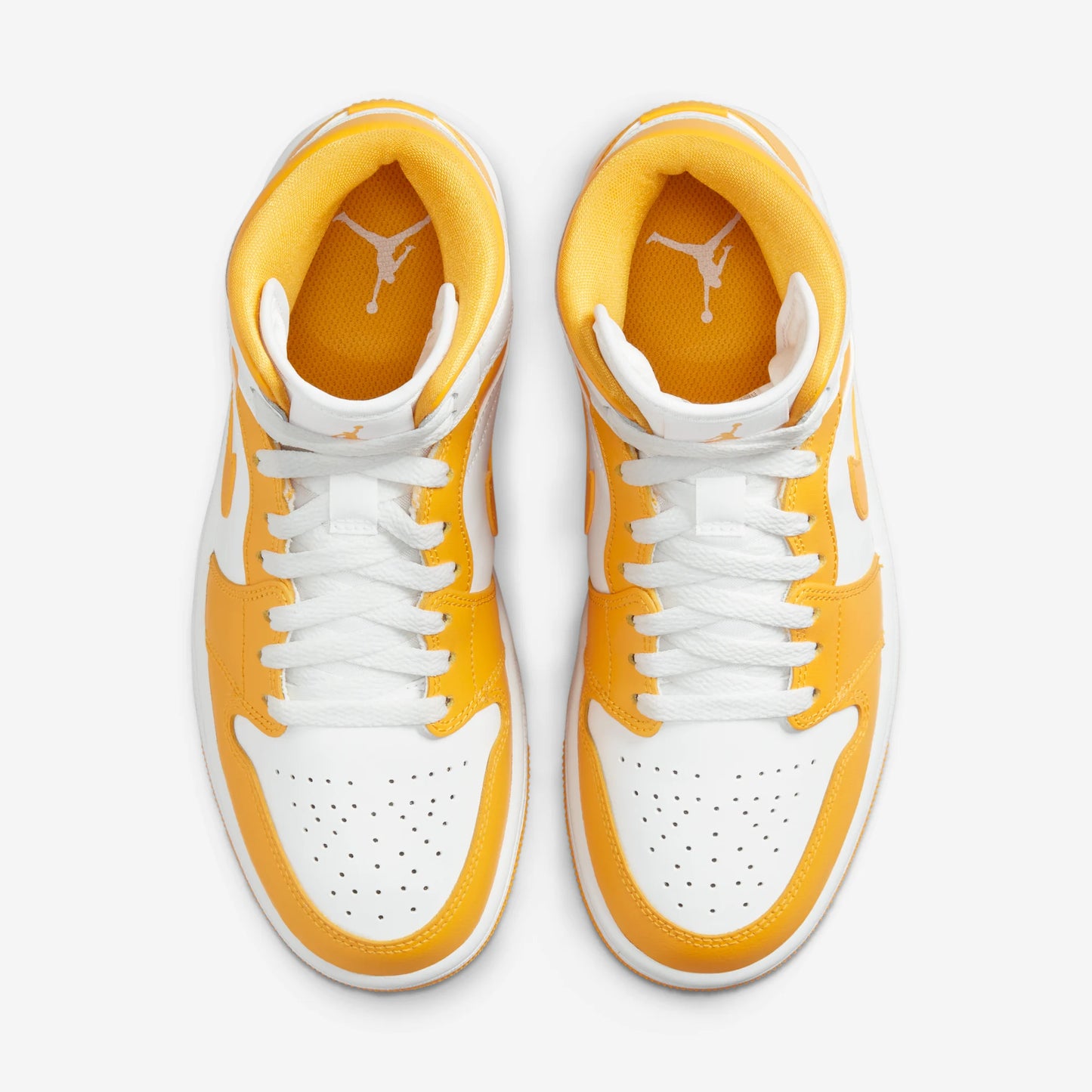 Jordan 1 Mid White University Gold (Women's)