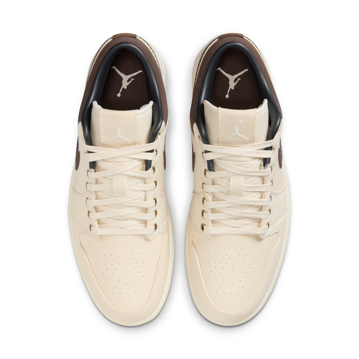 Jordan 1 Low Premium Pale Ivory Off Noir Baroque Brown