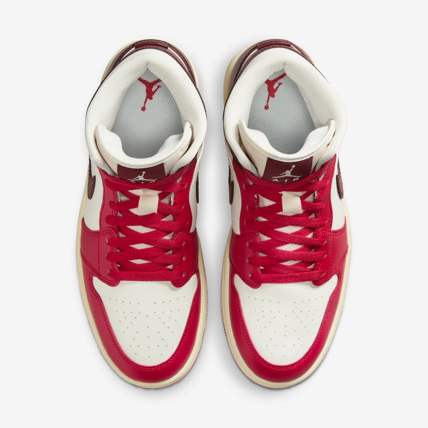 Jordan 1 Mid Sail Mystic Hibiscus (Women's)