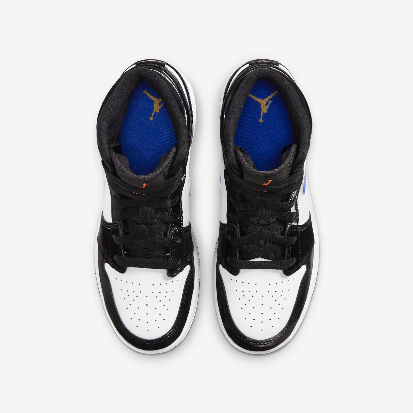 Jordan 1 Mid Black Racer Blue White (GS)