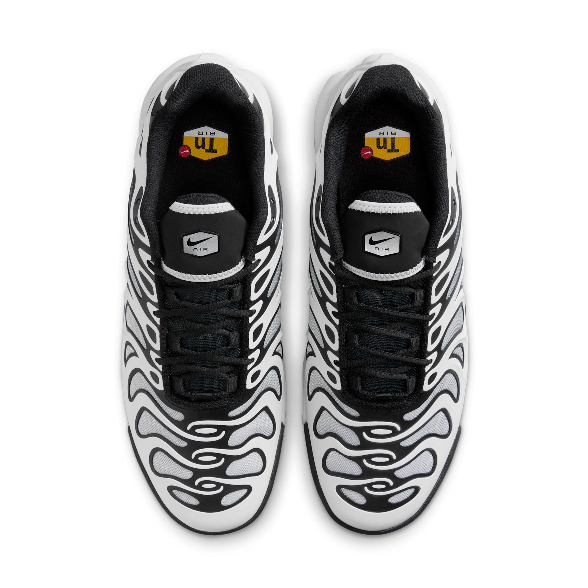Nike Air Max Plus Drift White Black Metallic Silver