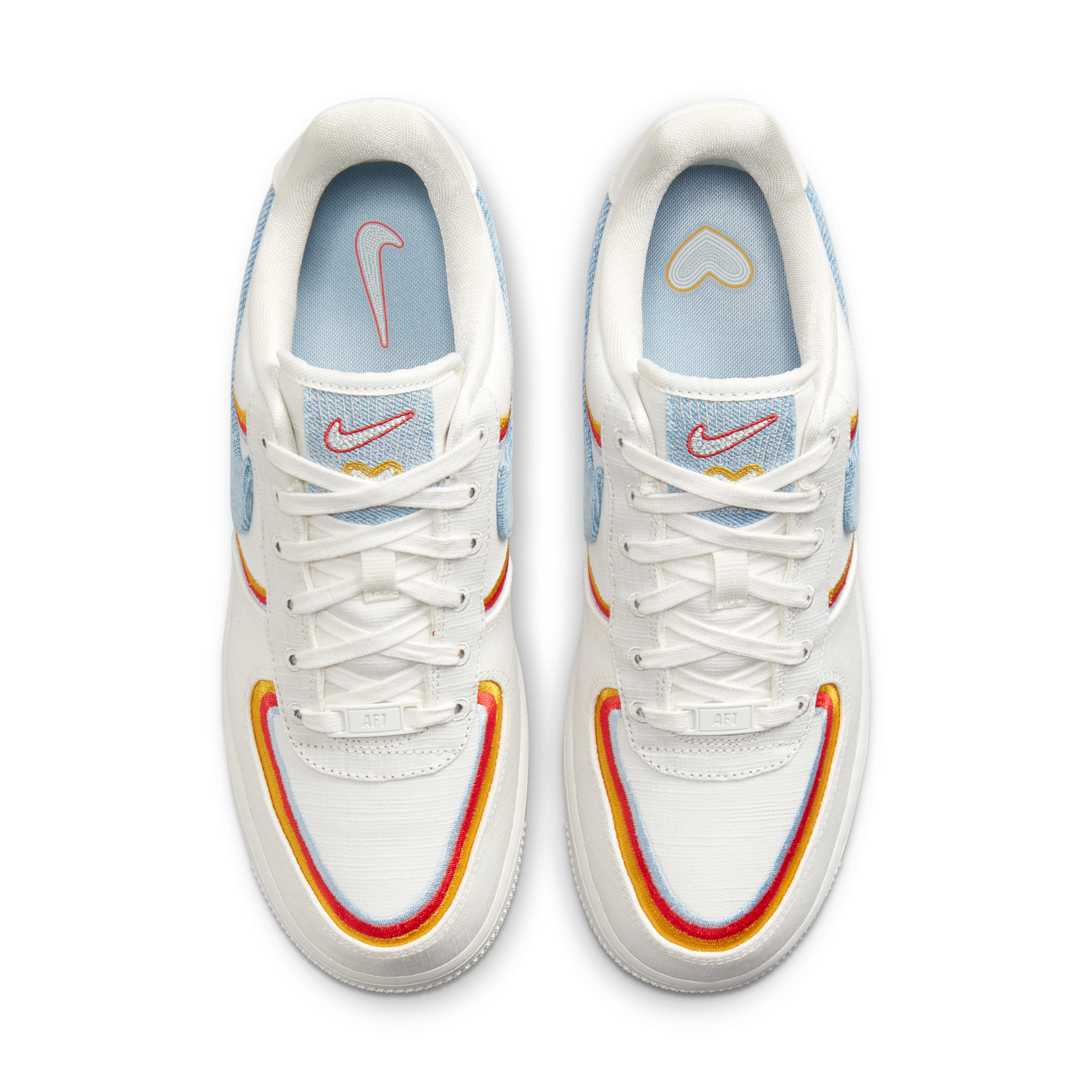 Nike Air Force 1 Low Sail Denim Swoosh (Women's)