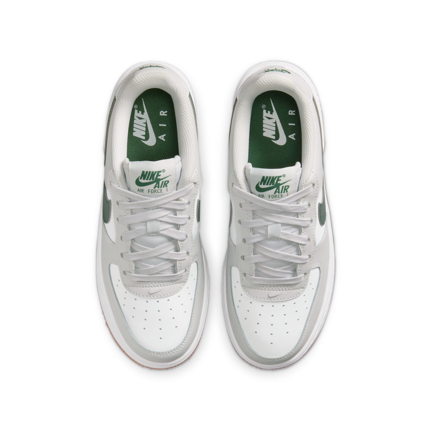 Nike Air Force 1 Low Photon Dust Fir Gum Medium Brown White (GS)