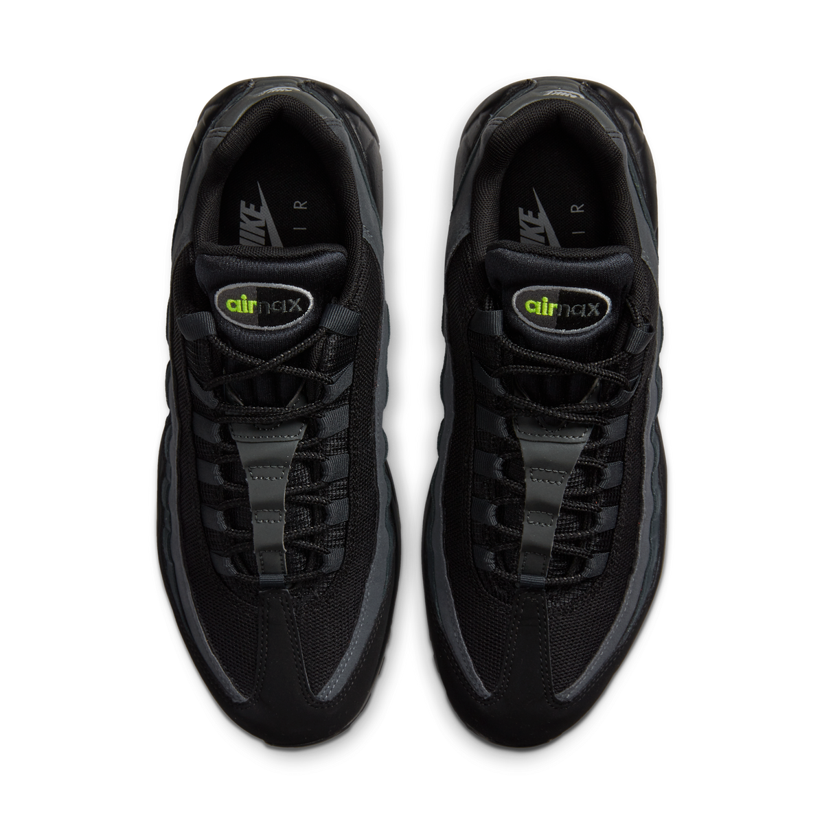 Nike Air Max 95 Retro Logo Black Grey Volt
