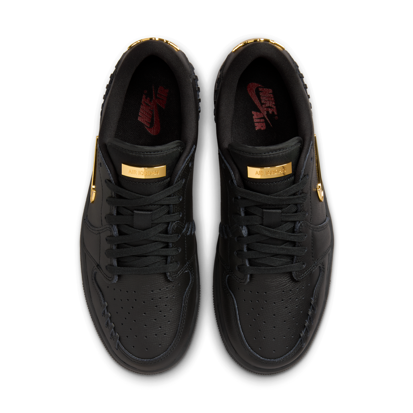 Jordan 1 Low Method of Make Black Metallic Gold (Women's)