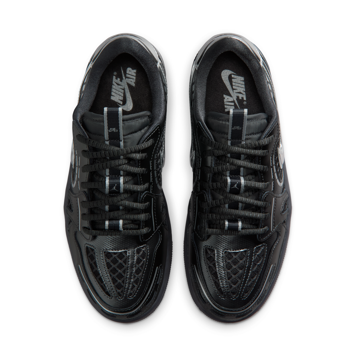Jordan 1 Low Method of Make V3 Black Metallic Silver (Women's)