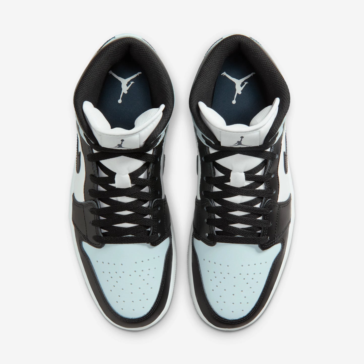 Jordan 1 Mid Black Aura Squadron Blue