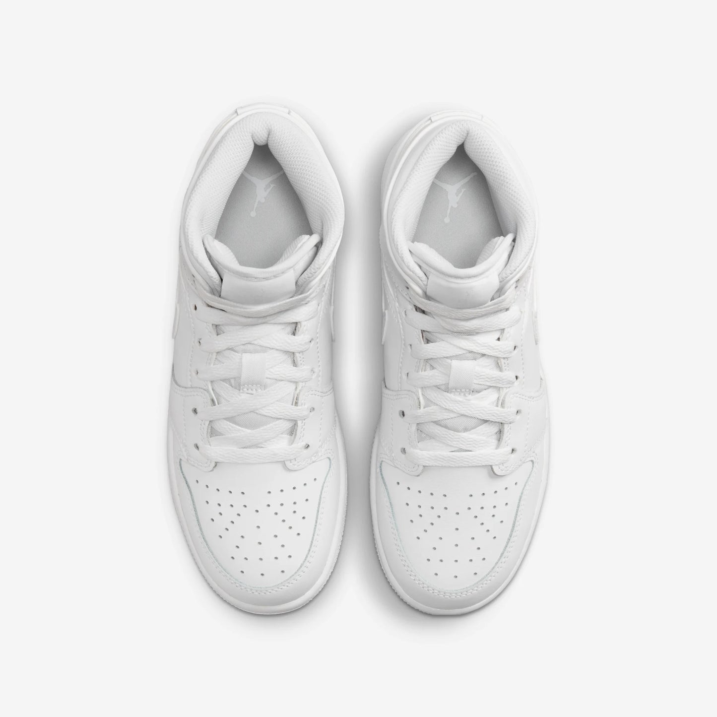 Jordan 1 Mid Triple White (2023) (GS)