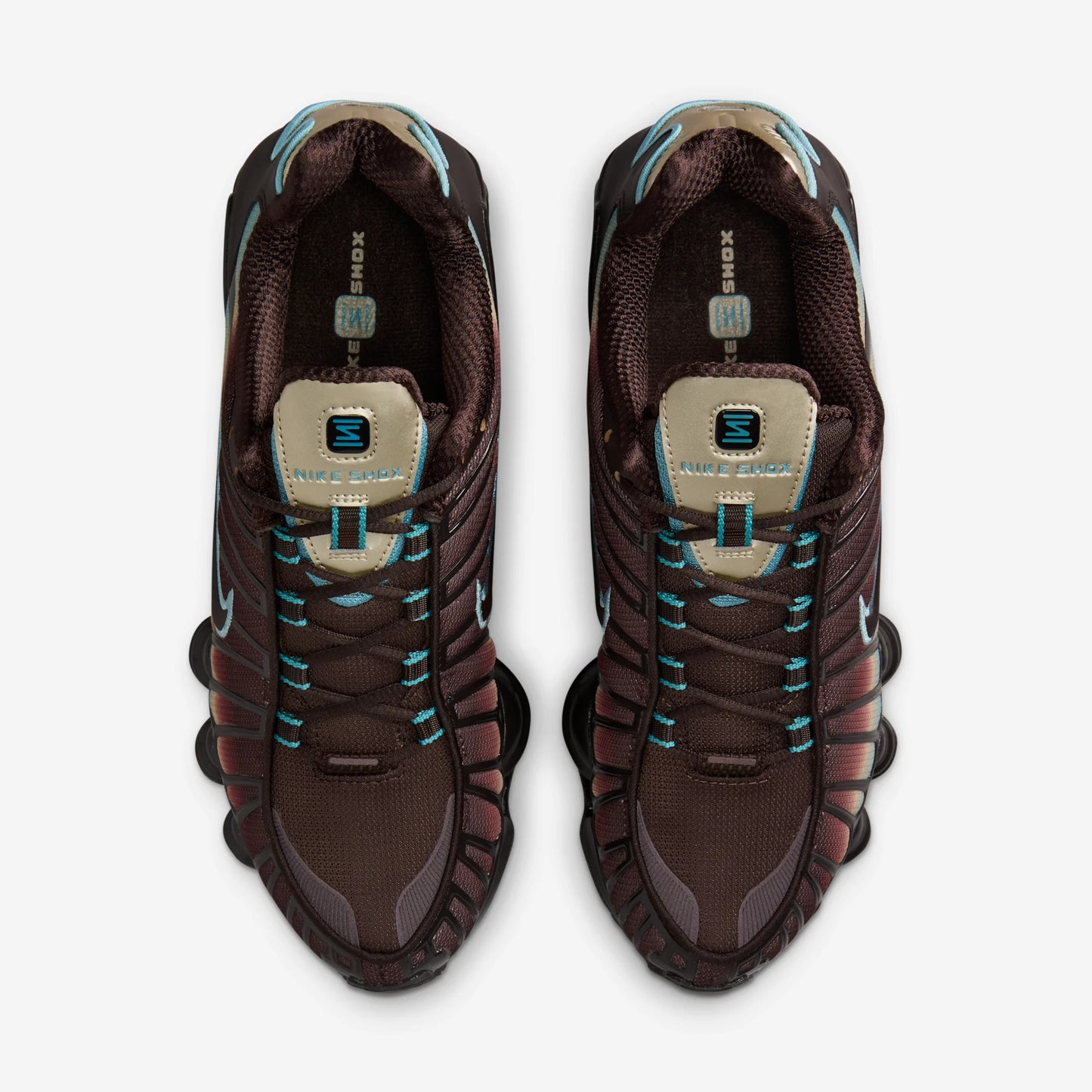 Nike Shox TL Velvet Brown Denim Turquoise (Women's)