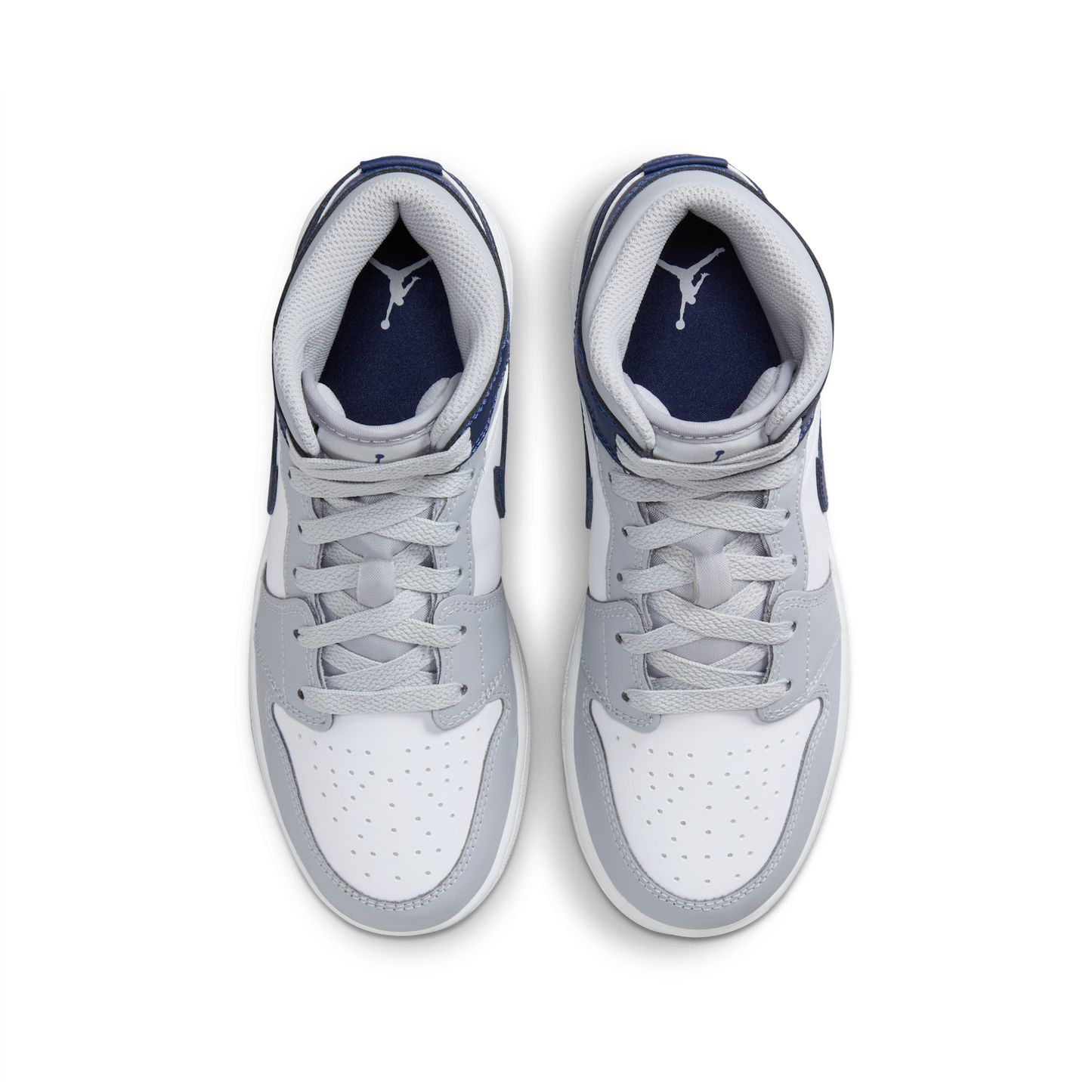Jordan 1 Mid Wolf Grey Midnight Navy