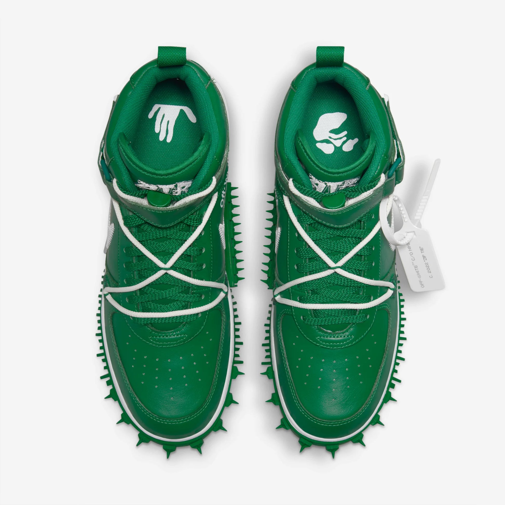 Nike Air Force 1 Mid Off-White Pine Green