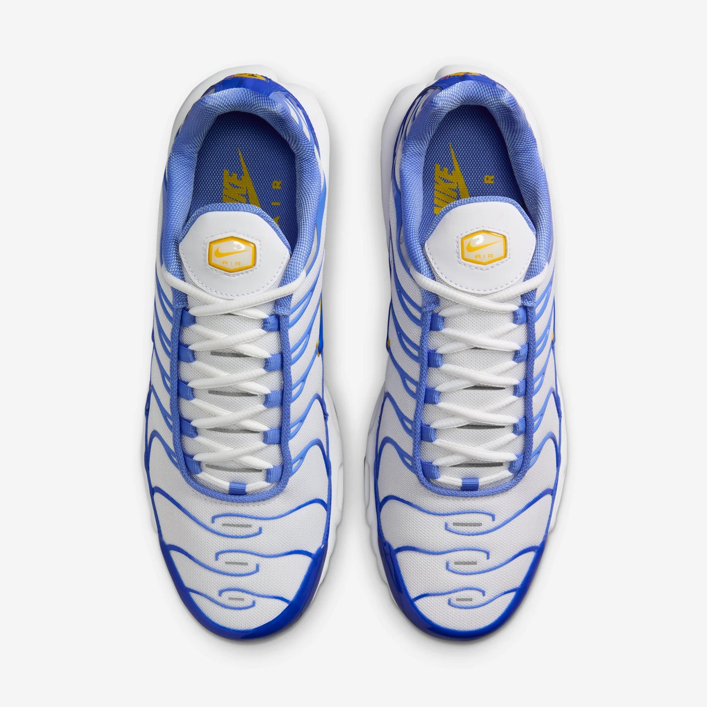 Nike Air Max Plus White Lyon Blue Varsity Maize