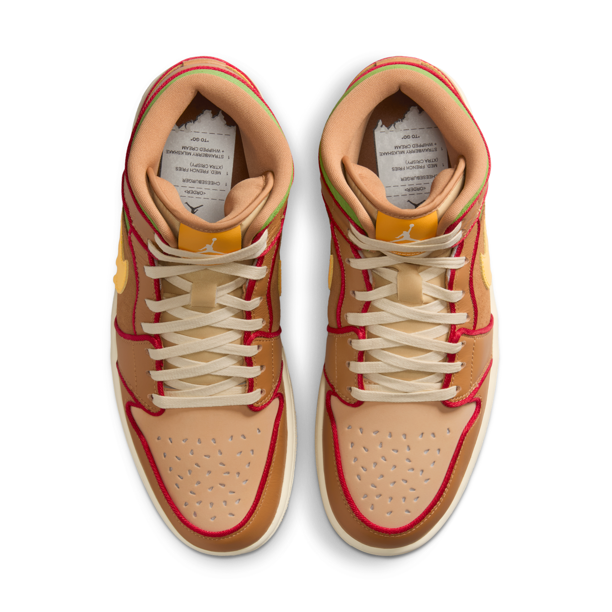 Jordan 1 Mid SE Cheeseburger