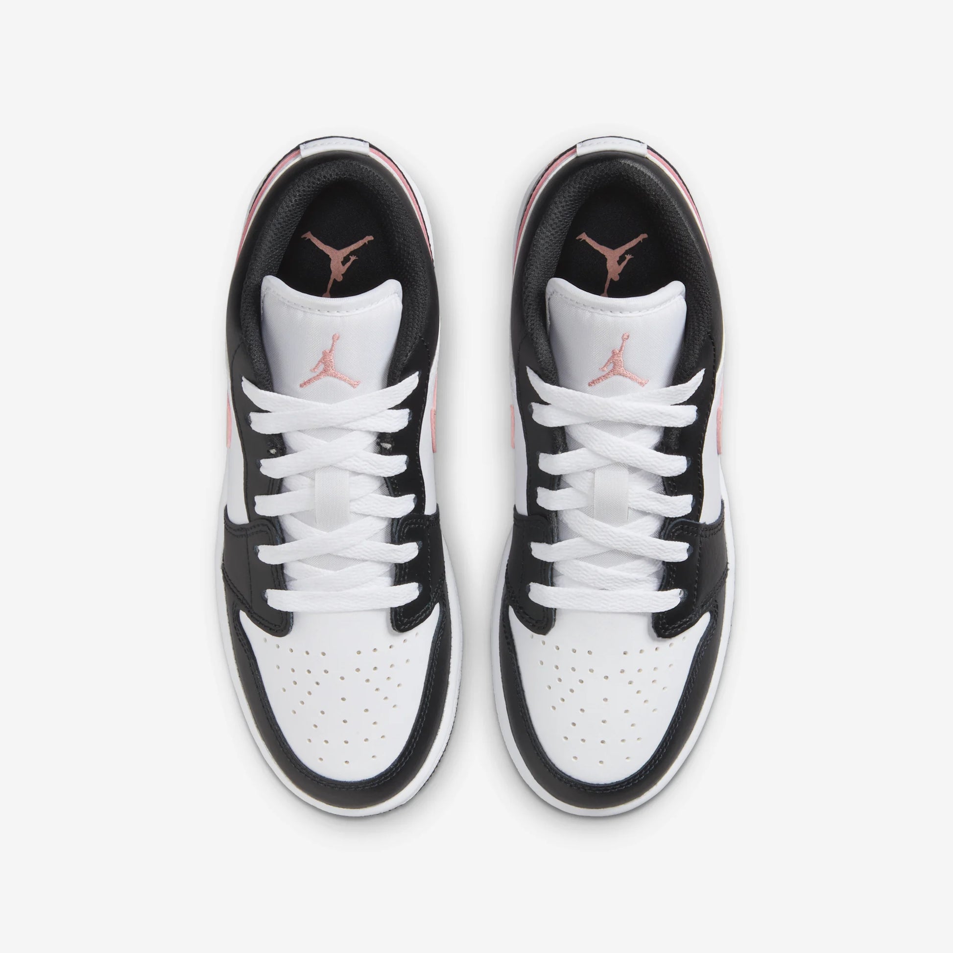 Jordan 1 Low White Black Rust Pink (GS)