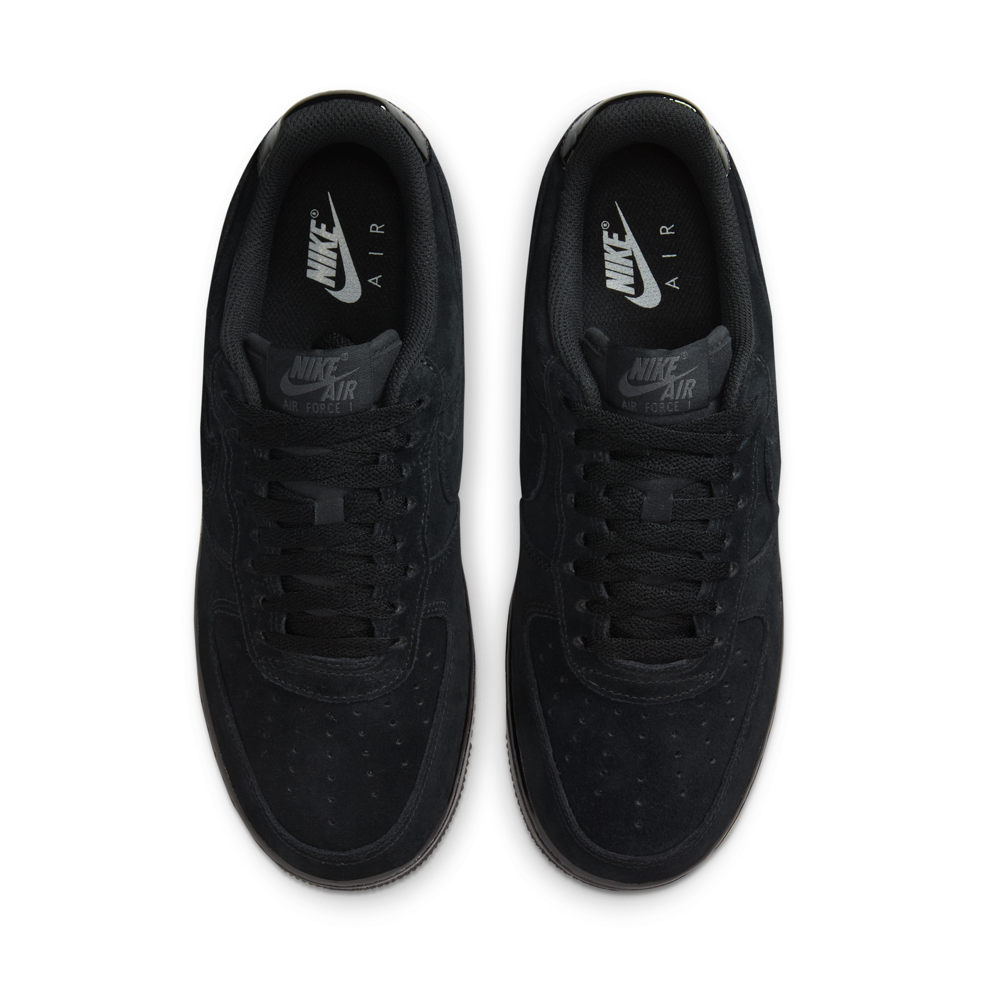 Nike Air Force 1 Low '07 Triple Black Suede (Women's)