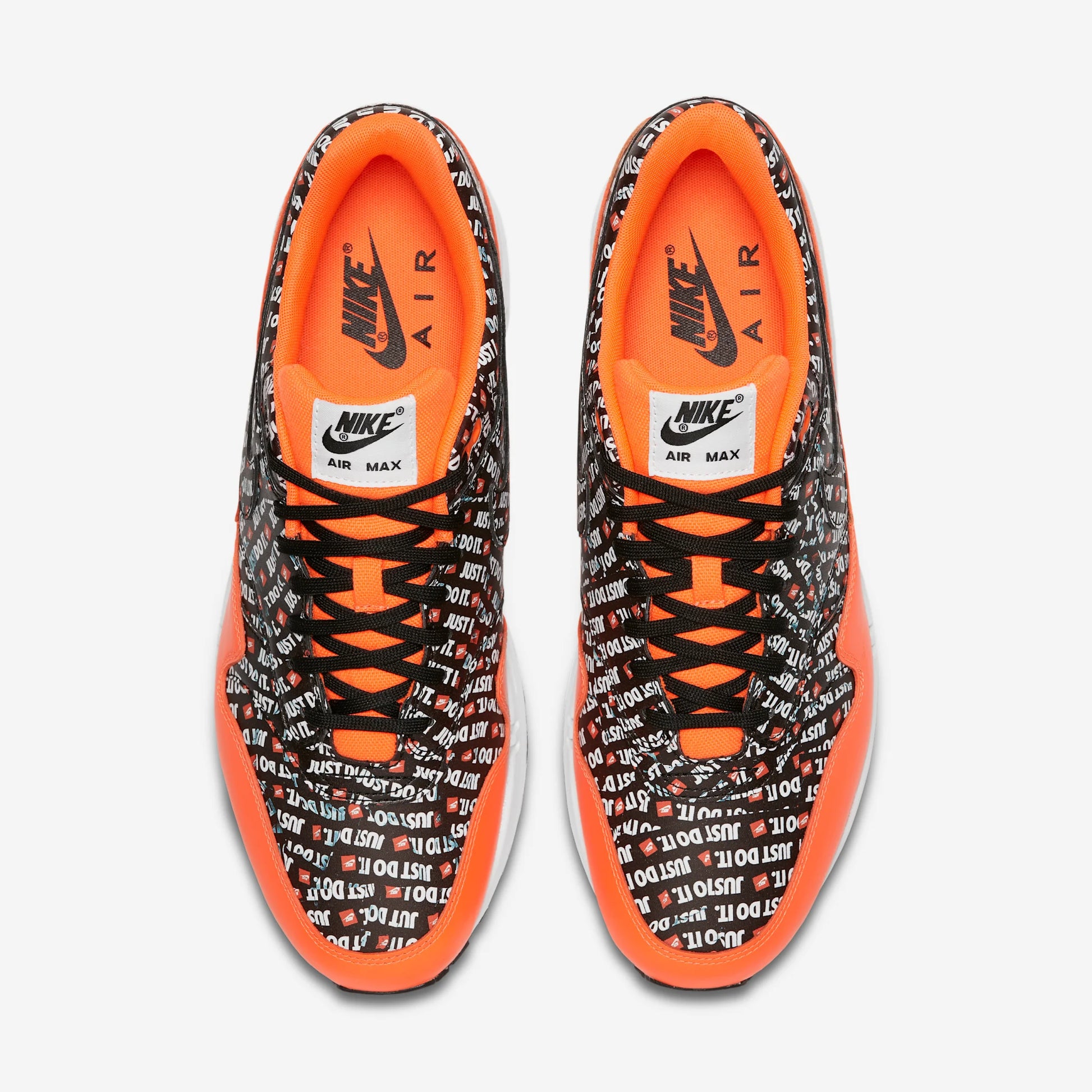 Nike Air Max 1 Just Do It Pack Black Orange