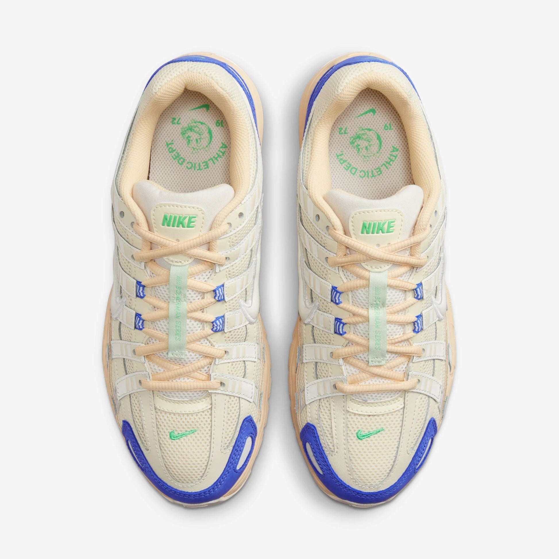 Nike P-6000 Athletic Department Coconut Milk Medium Blue
