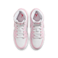 Jordan 1 Mid Pink Foam Fire Red (GS)