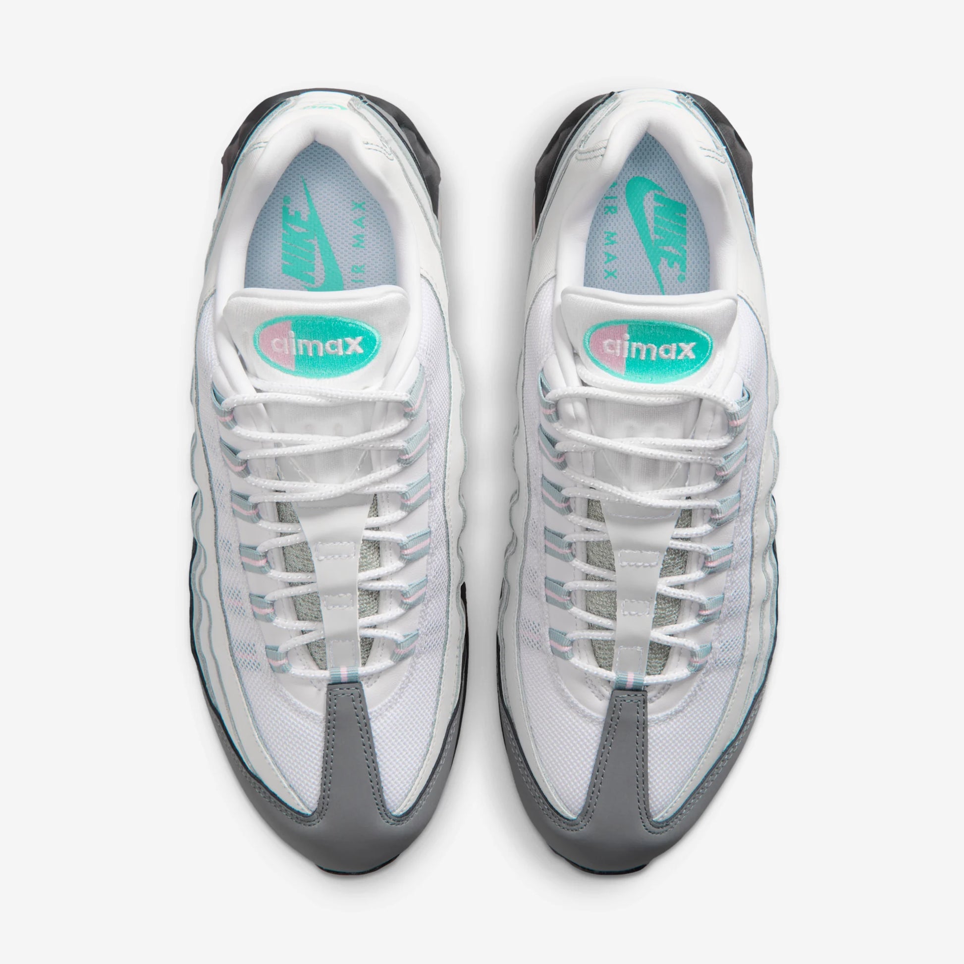 Nike Air Max 95 Big Bubble White Hyper Turquoise Pink Foam