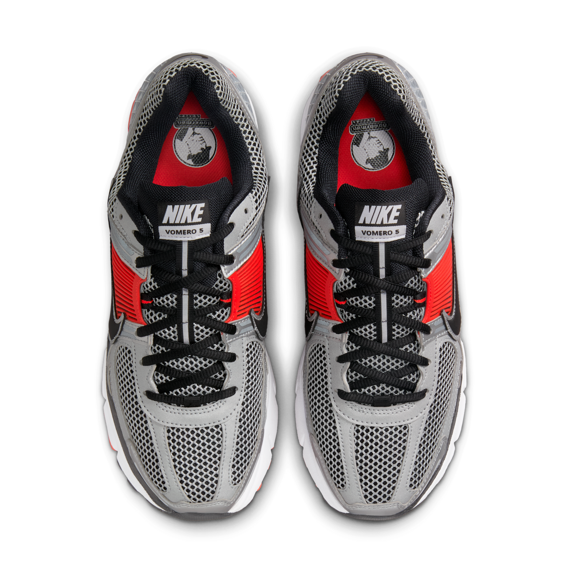 Nike Zoom Vomero 5 Bright Crimson Metallic Silver