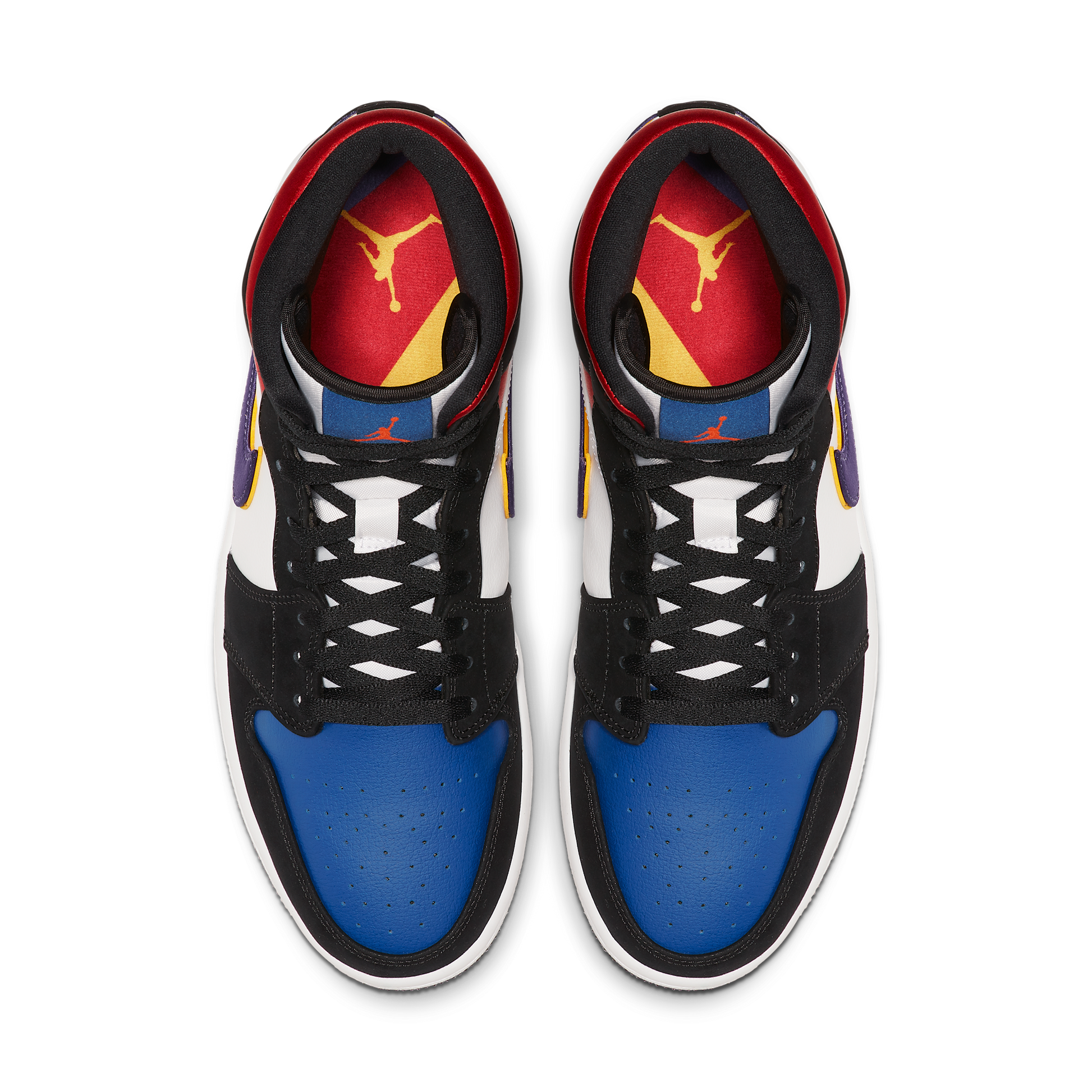 Jordan 1 Mid Lakers Top 3