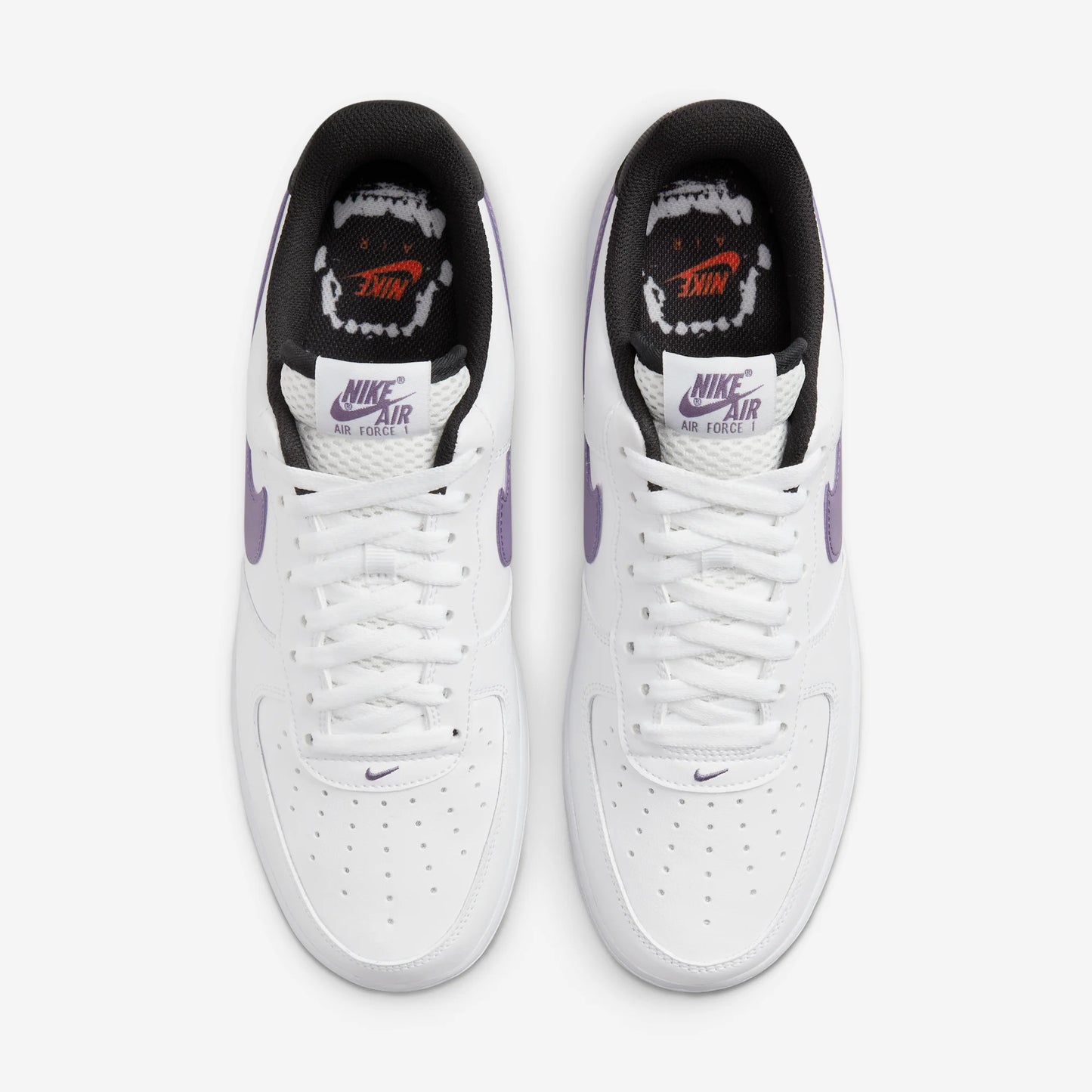 Nike Air Force 1 Low Hoops White Canyon Purple