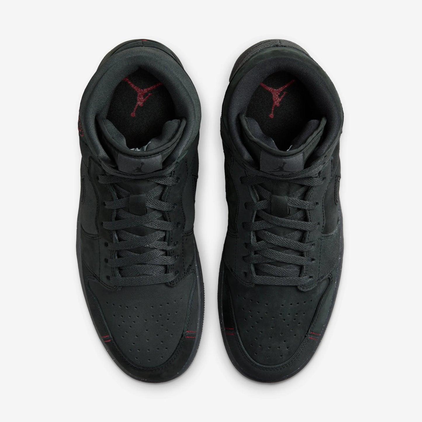 Jordan 1 Mid SE Craft Dark Smoke Red