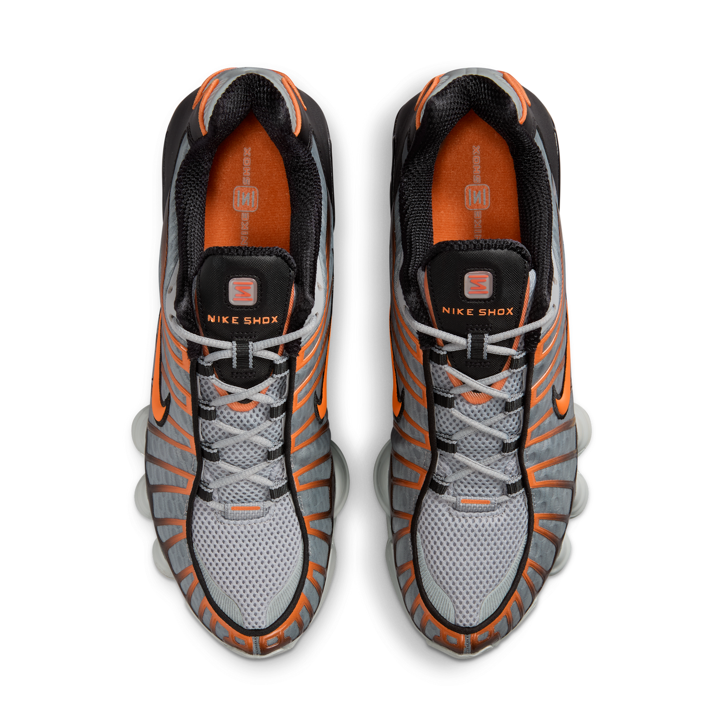 Nike Shox TL Light Smoke Grey Black Bright Mandarin