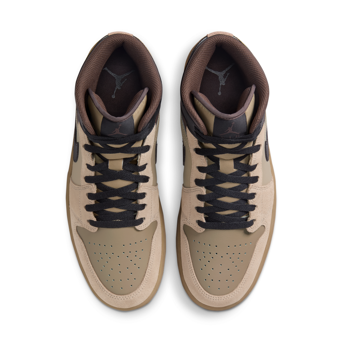 Jordan 1 Mid Khaki Baroque Brown