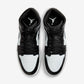 Jordan 1 Mid Black White Iron Grey