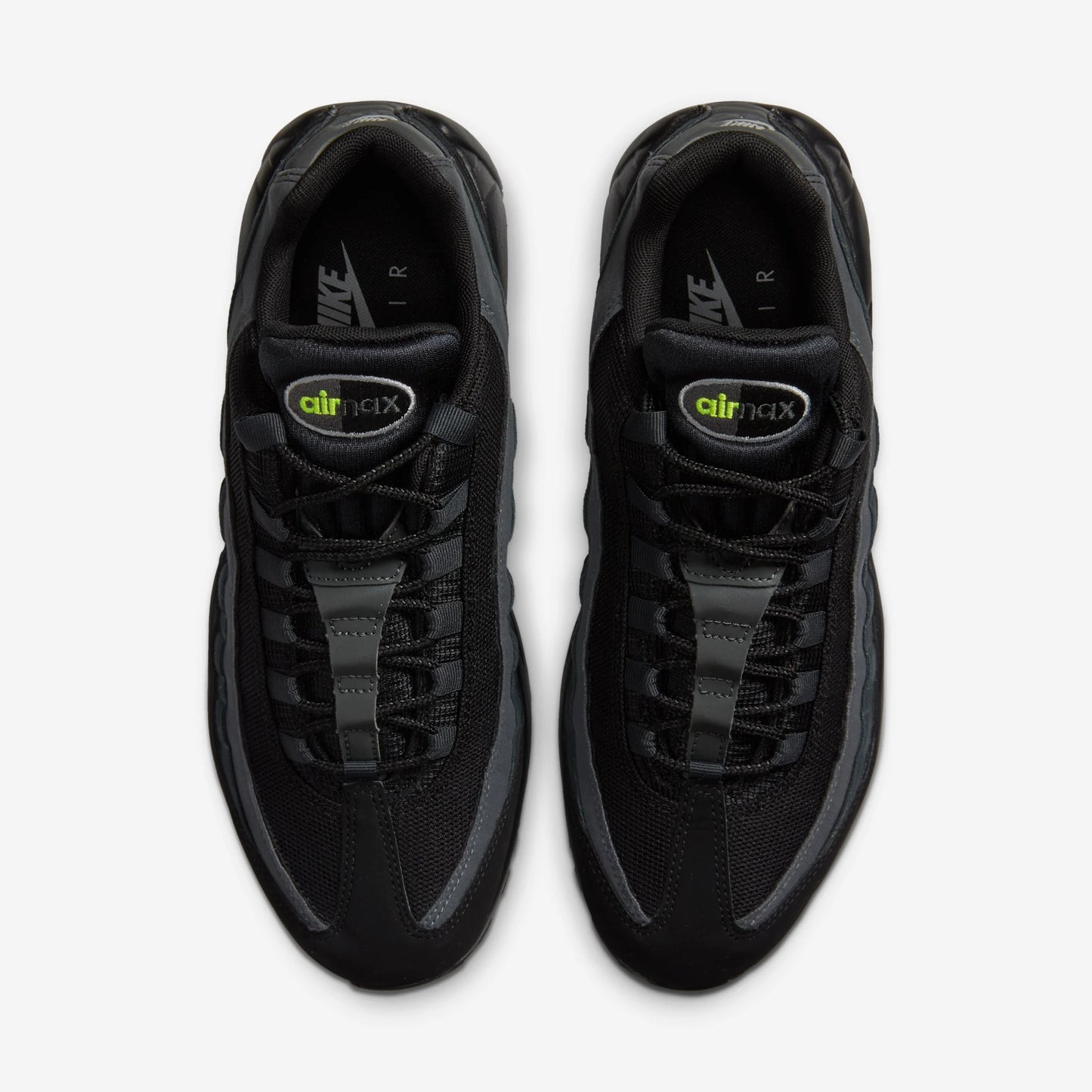 Nike Air Max 95 Retro Logo Black Grey Volt