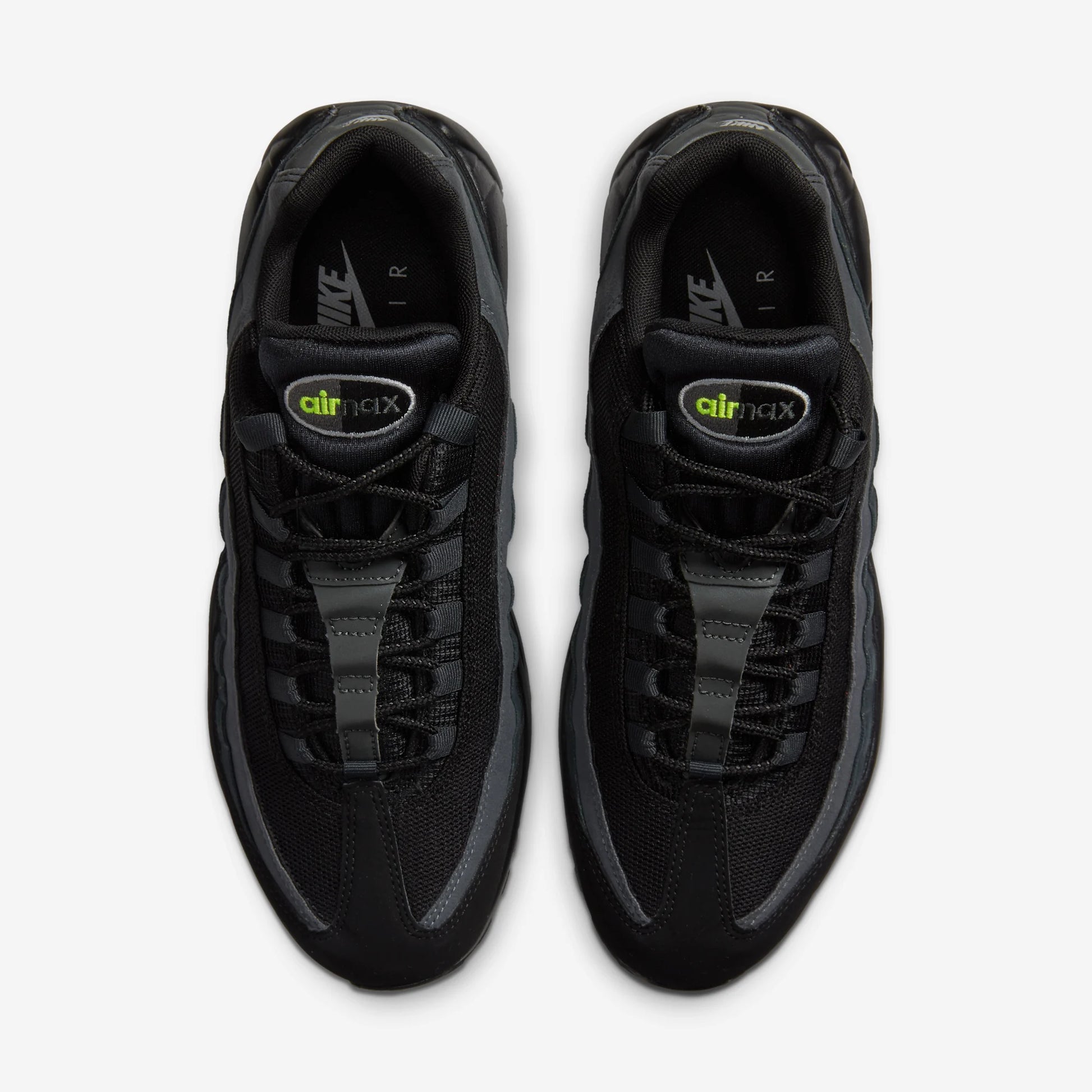 Nike Air Max 95 Retro Logo Black Grey Volt