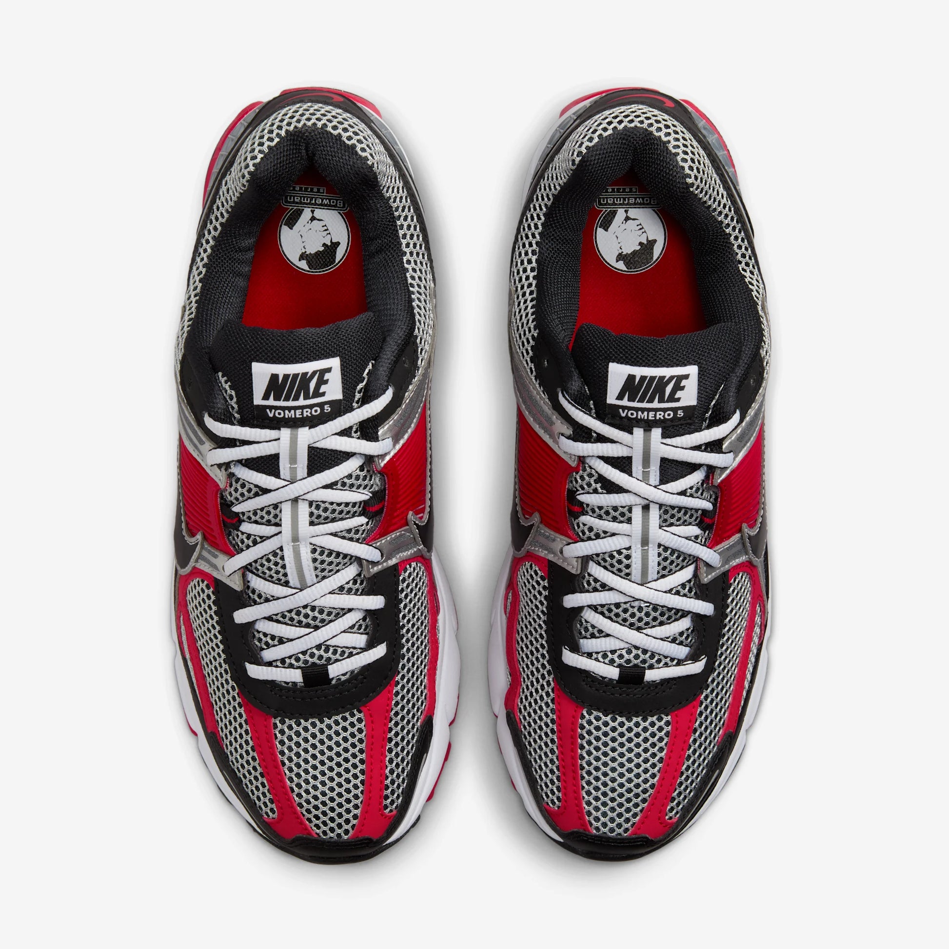 Nike Zoom Vomero 5 Metallic Silver University Red