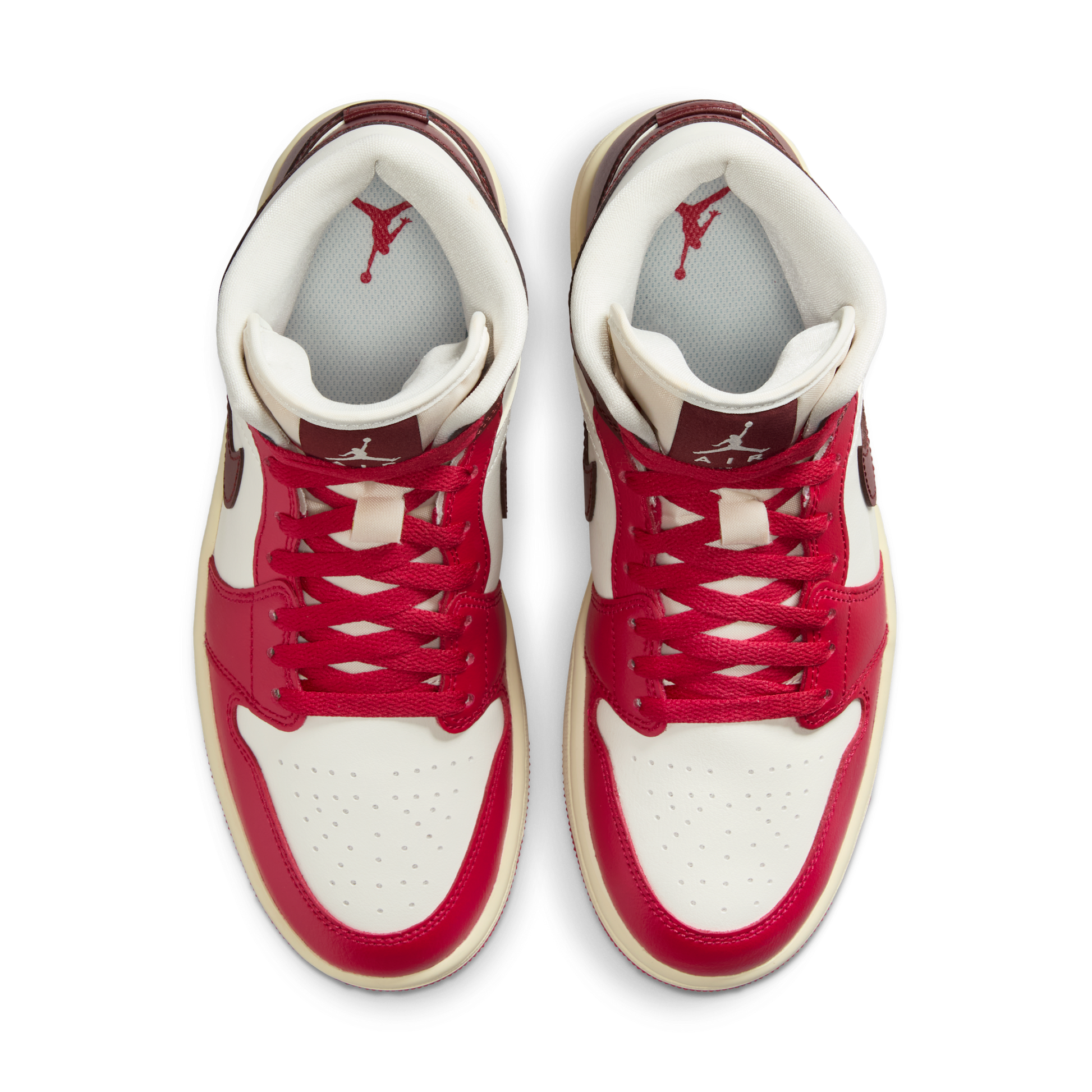 Jordan 1 Mid Sail Mystic Hibiscus (Women's)