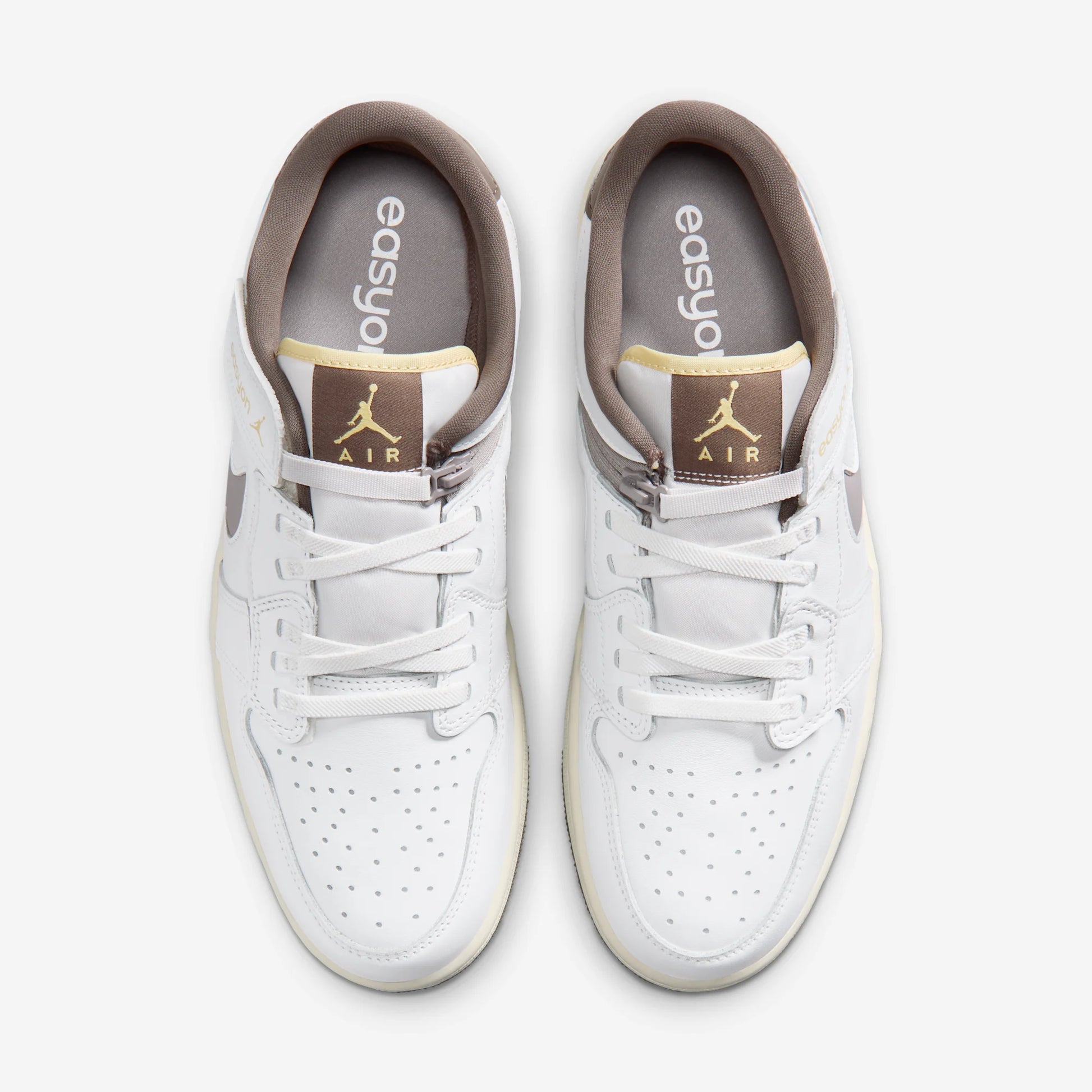 Jordan 1 Low EasyOn White Olive Grey Lemon Wash