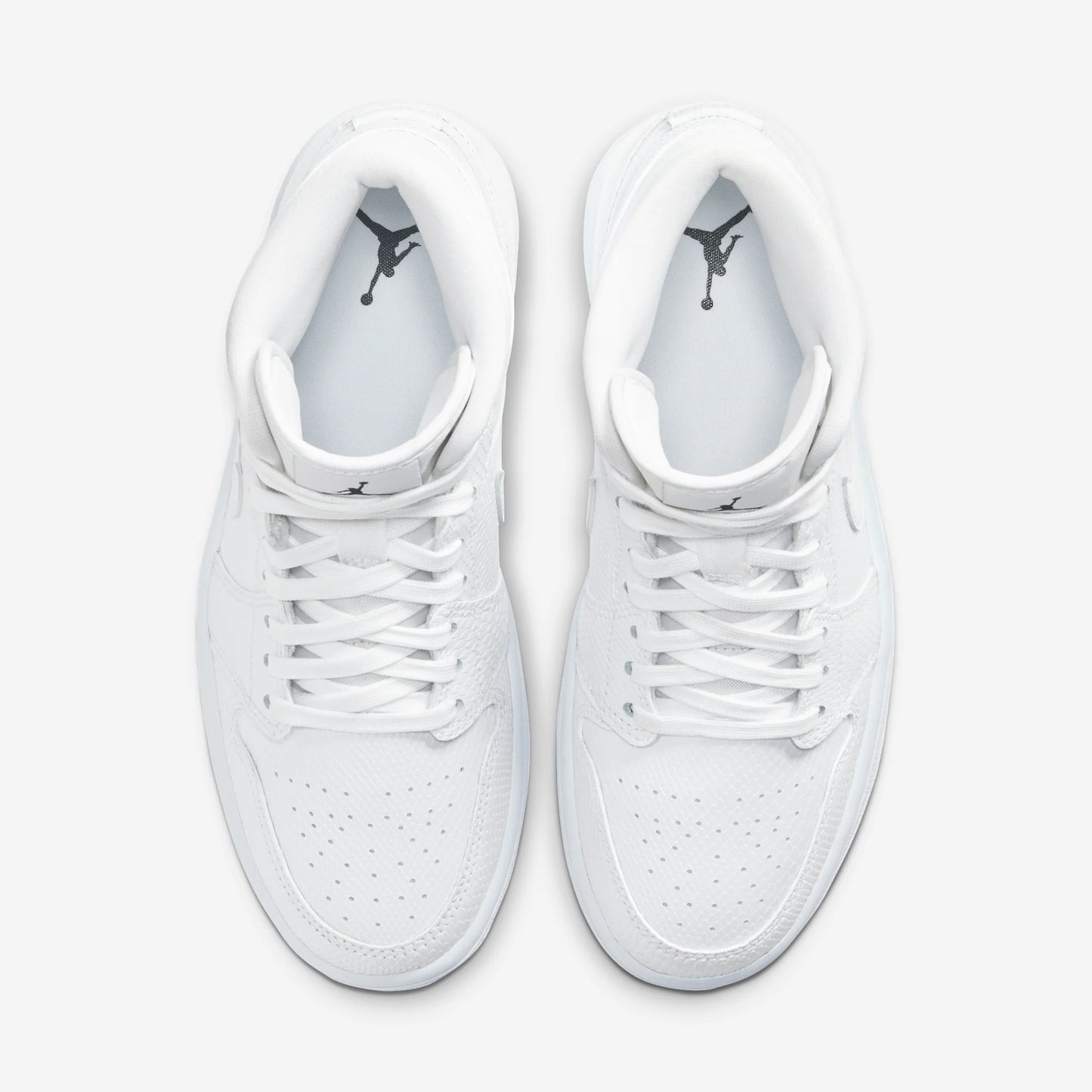 Jordan 1 Mid White Snakeskin (Women's)