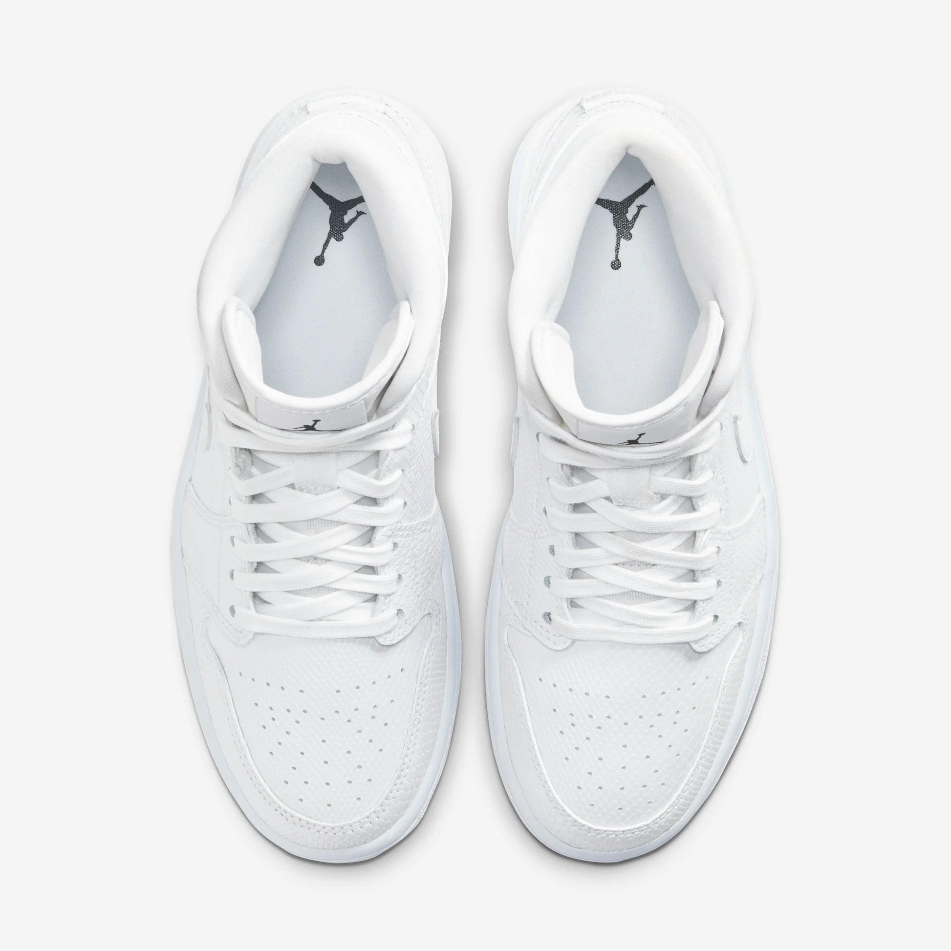 Jordan 1 Mid White Snakeskin (Women's)