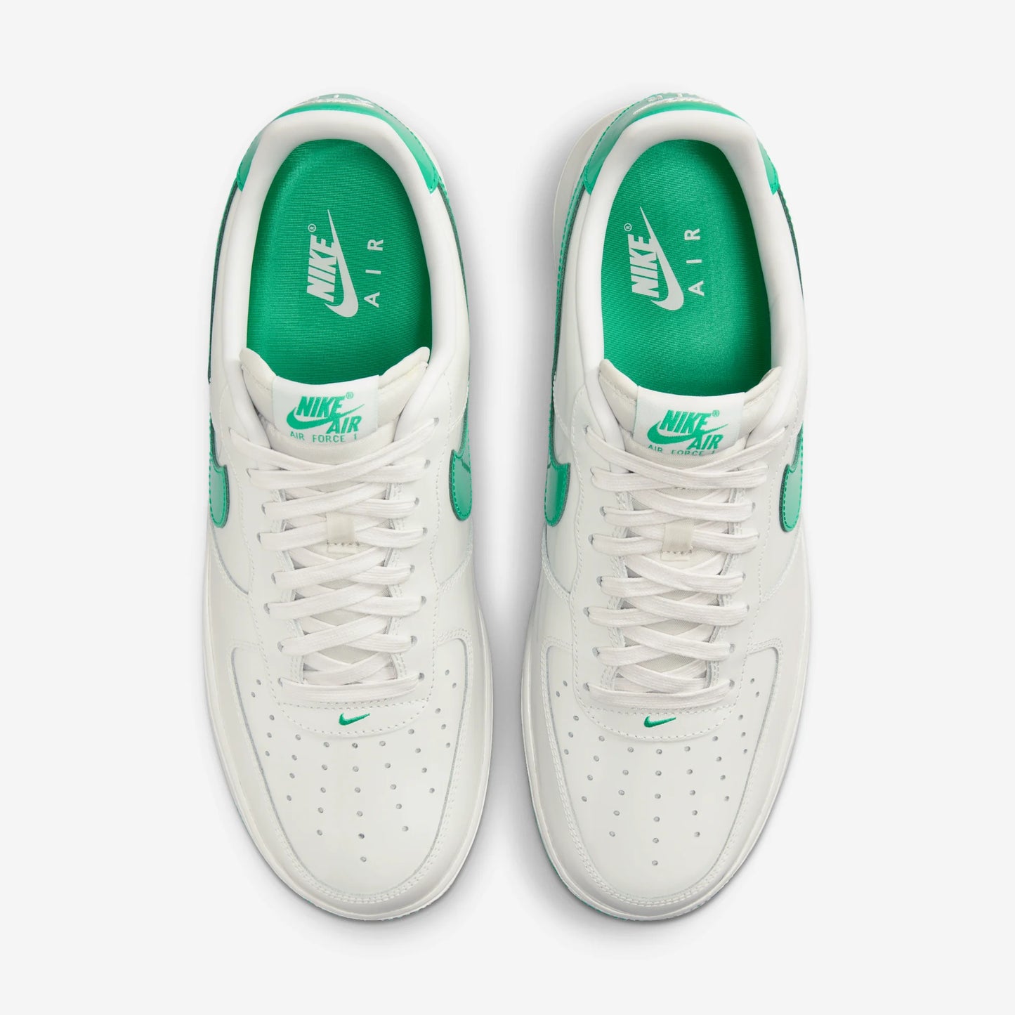 Nike Air Force 1 Low '07 Patent Platinum Tint Stadium Green