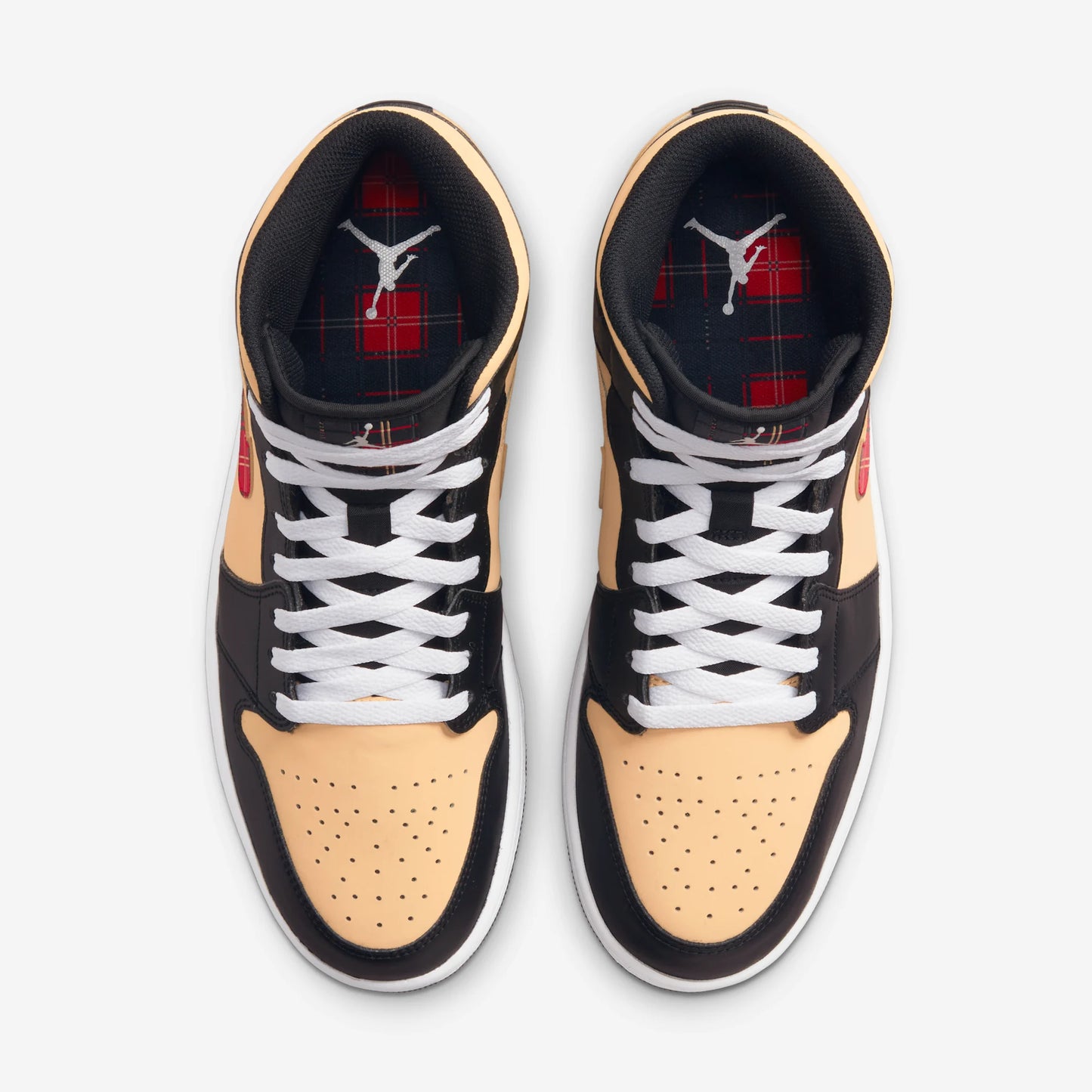 Air Jordan 1 Mid Tartan Swoosh
